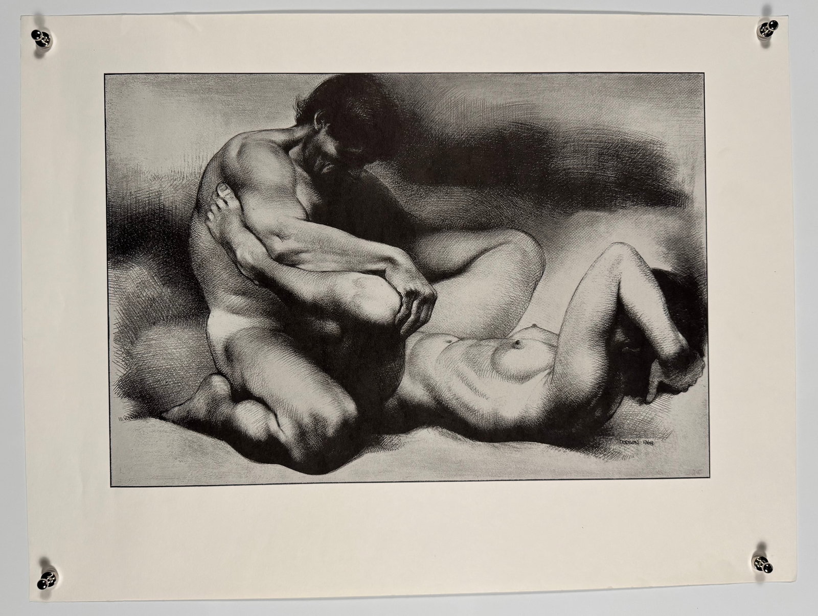 Betty Dodson 1968 Love Pictures Nude Erotic Couples Figure Print (1 of 4)