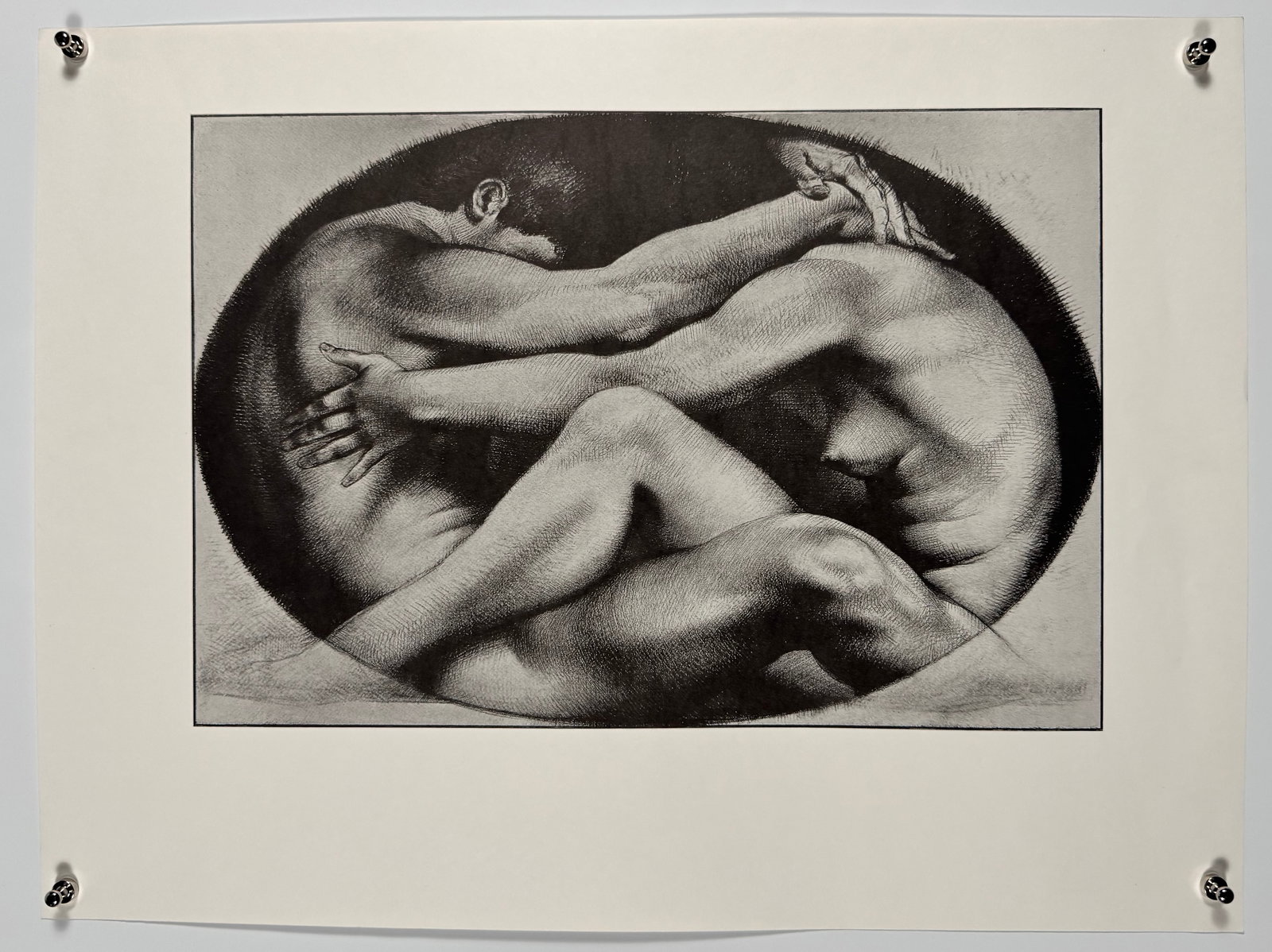 Betty Dodson 1968 Love Pictures Nude Male Female Erotic Figure Print (1 of 3)
