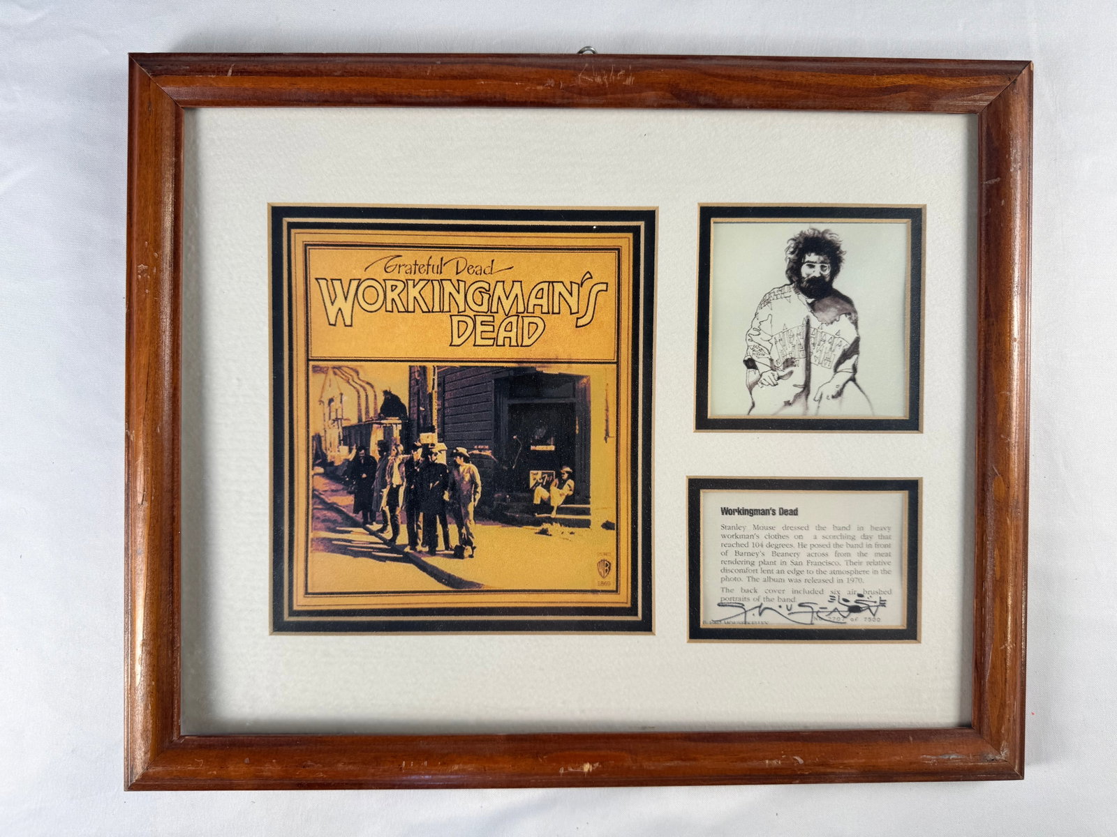Grateful Dead Workingman’s Dead Album Art Framed Display (1970) (1 of 5)