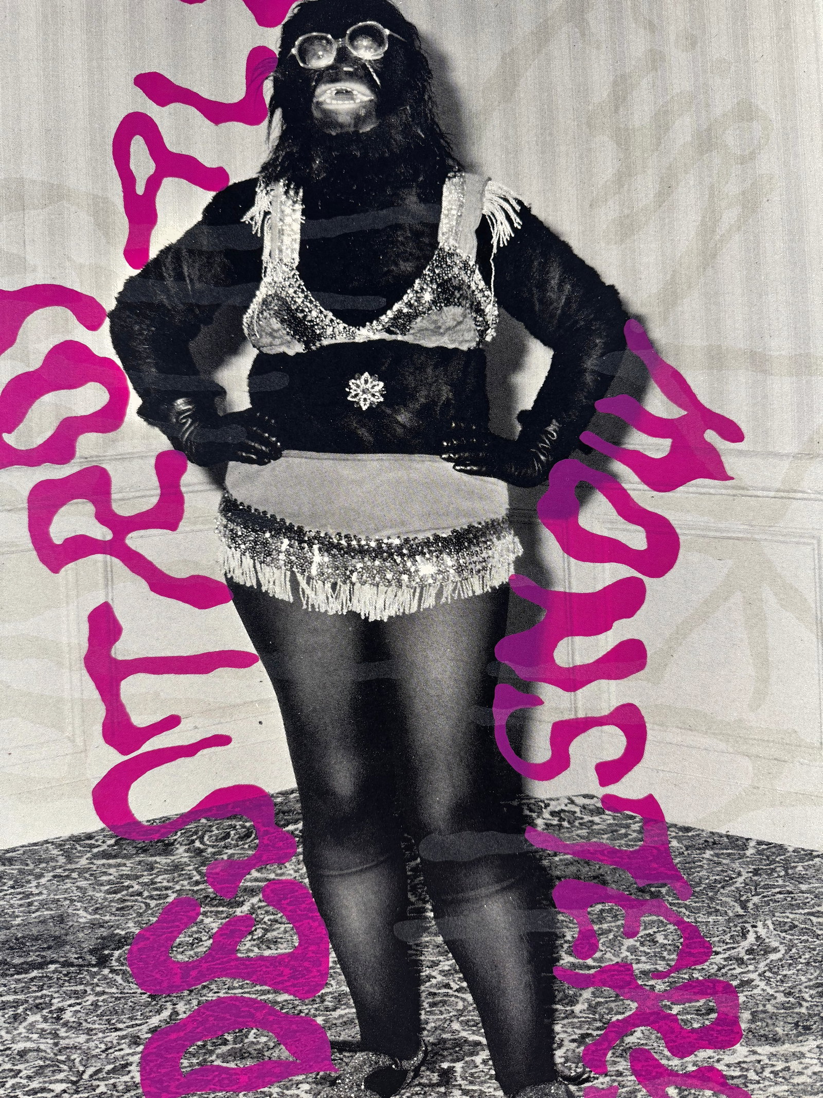 Destroy All Monsters Hungry for Death White Flag Projects Exhibition Poster (1 of 6)