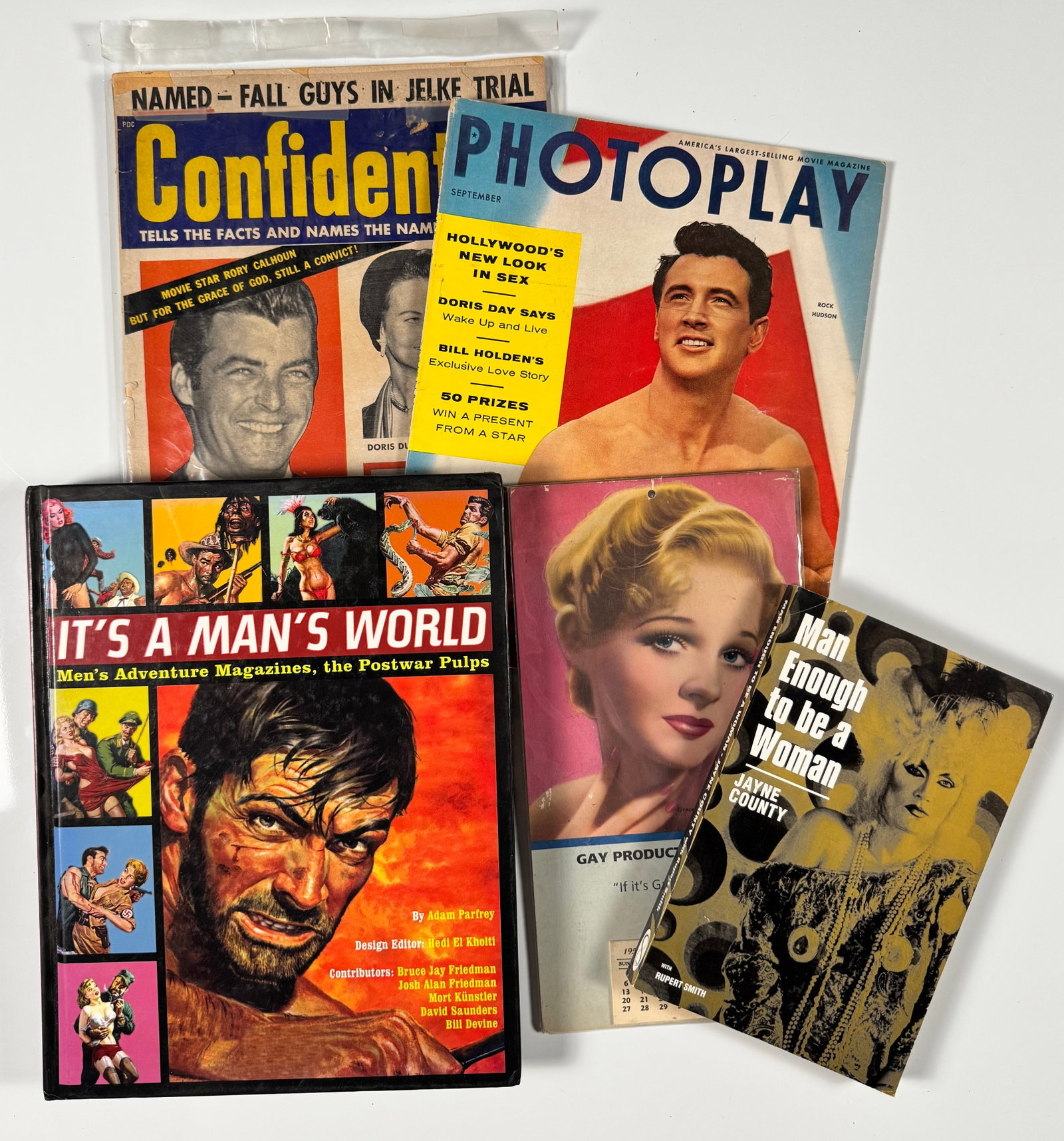 Lot of 3 It’s a Man’s World Pulp Man Enough to Be a Woman Gay Interest (1 of 7)