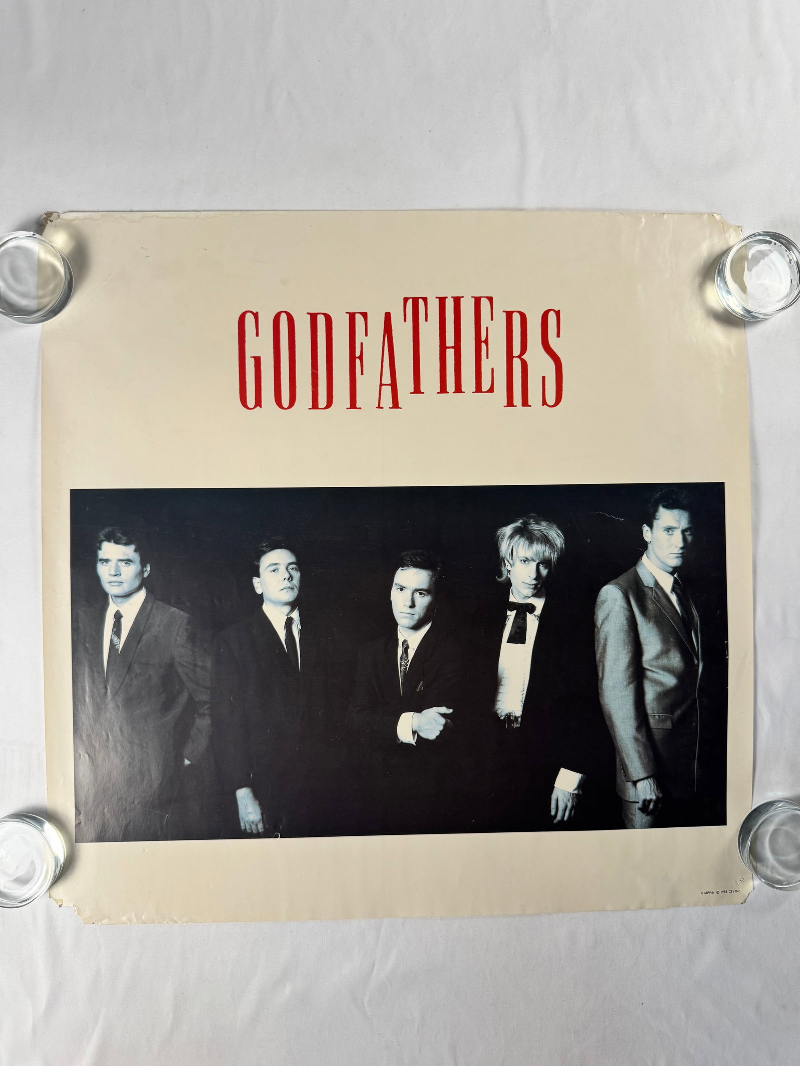 Godfathers 1988 Album Poster Original Record Store Promo 1988 (1 of 8)