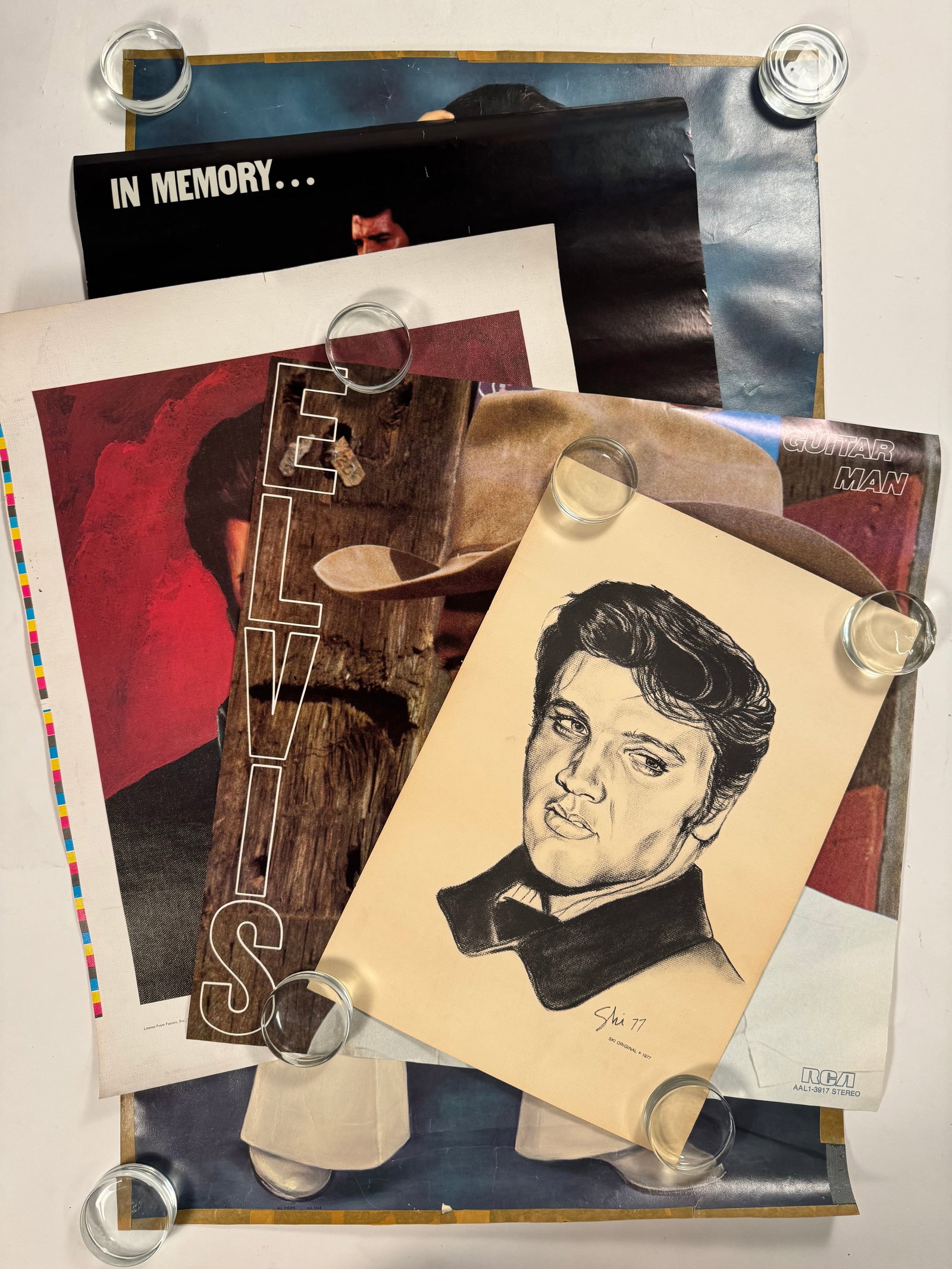 Elvis Presley Vintage Poster Collection Lot (1 of 7)
