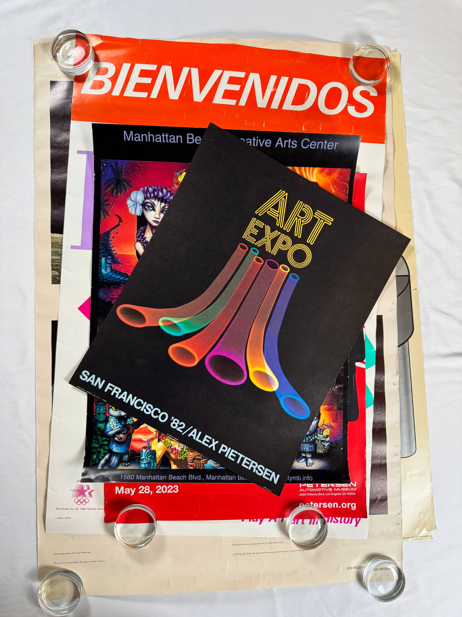 Los Angeles California Pop Culture & Museum Posters Lot (1 of 7)
