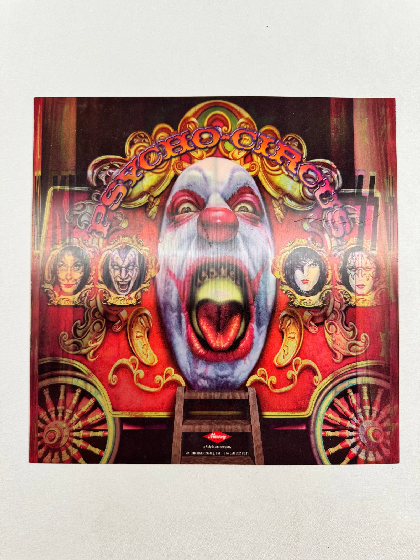 Kiss Psycho Circus 1998 Lenticular 12x12 Display (1 of 4)