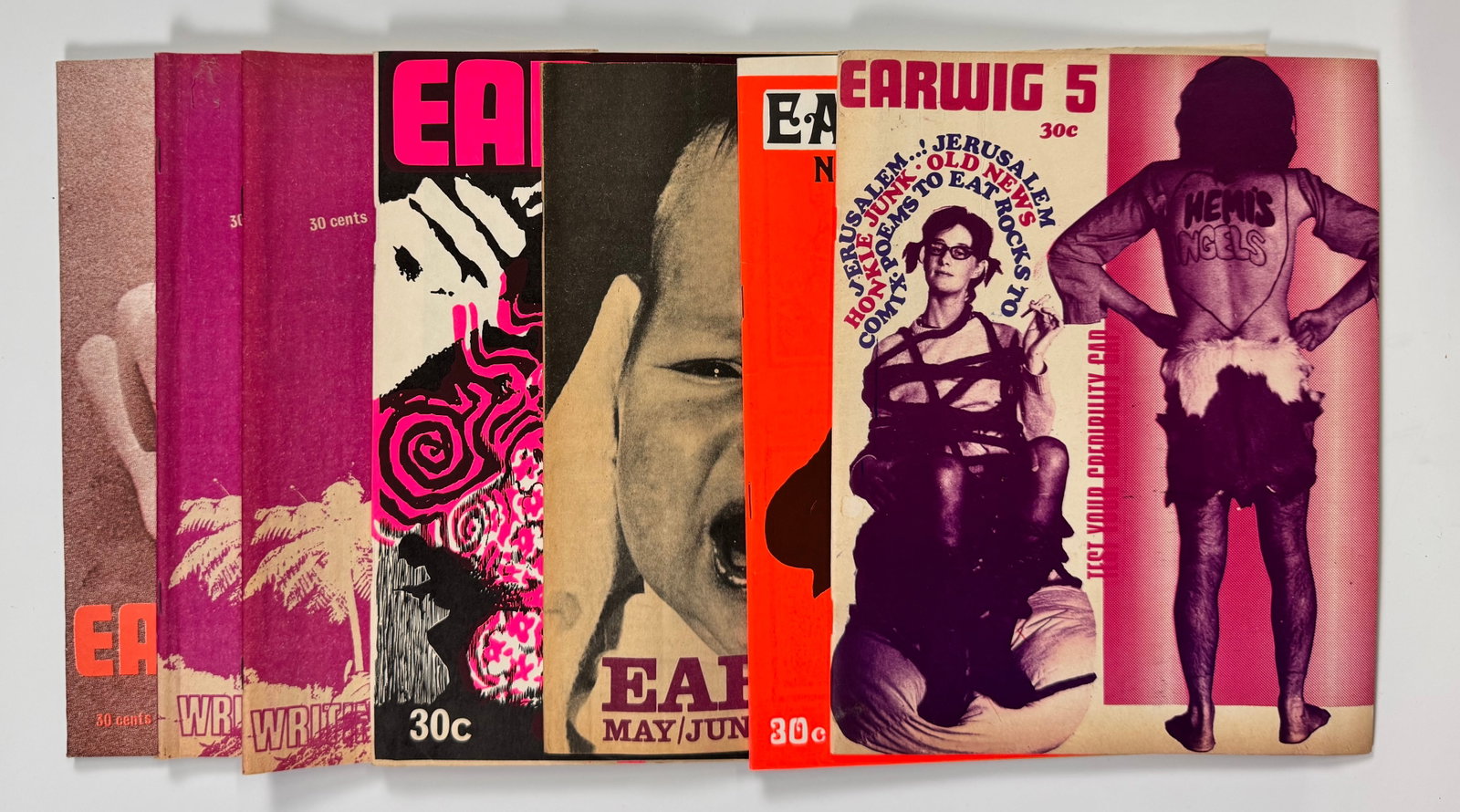 Lot of 7 Earwig New Zealand Underground Literary Comics Alternative Magazine Collection 1970s (1 of 7)
