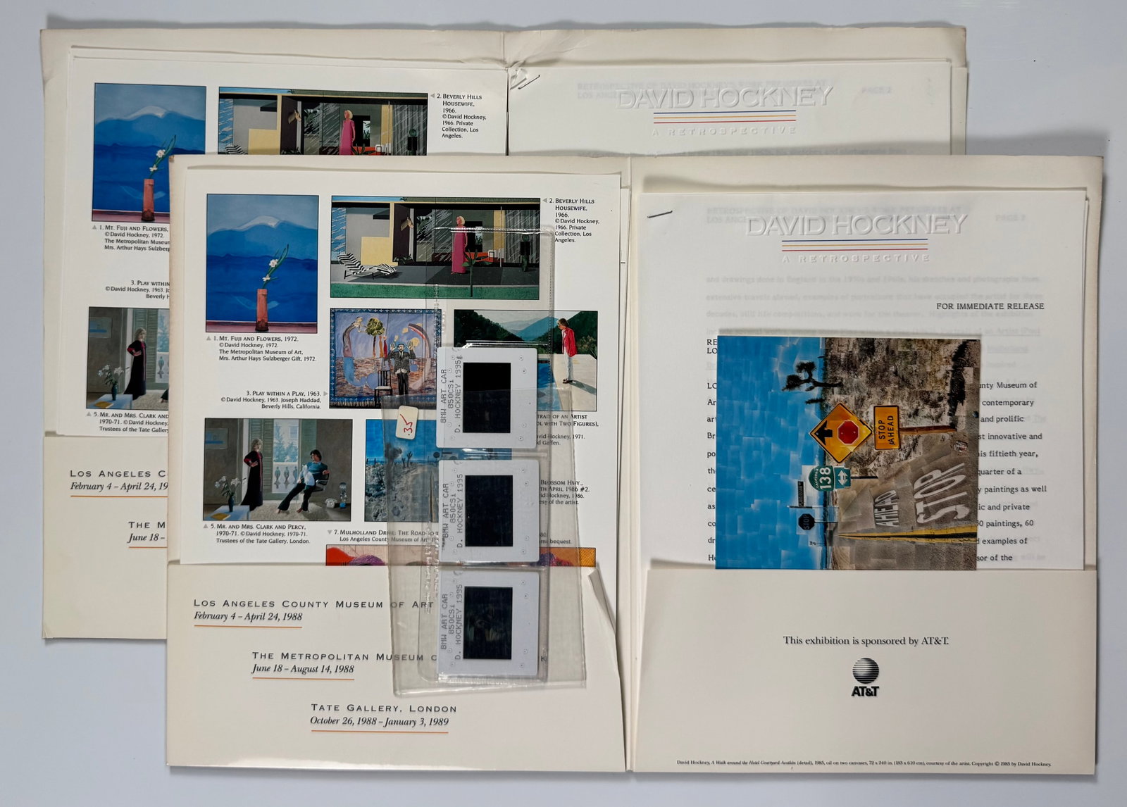 Lot of 2 David Hockney A Retrospective 1988 LACMA Exhibition Catalog Monographs (1 of 8)
