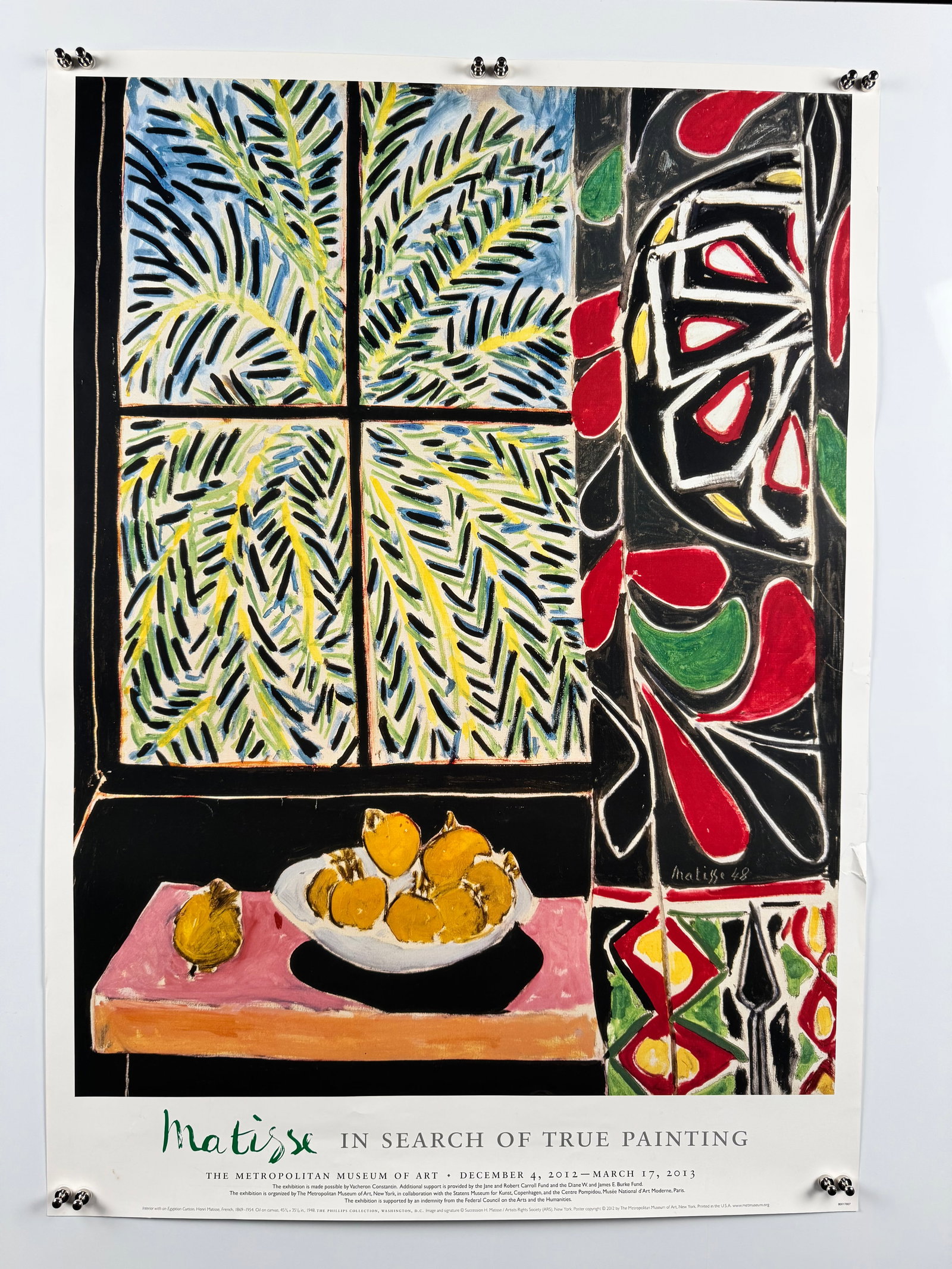 Henri Matisse In Search of True Painting 2012 Metropolitan Museum Exhibition Poster (1 of 6)