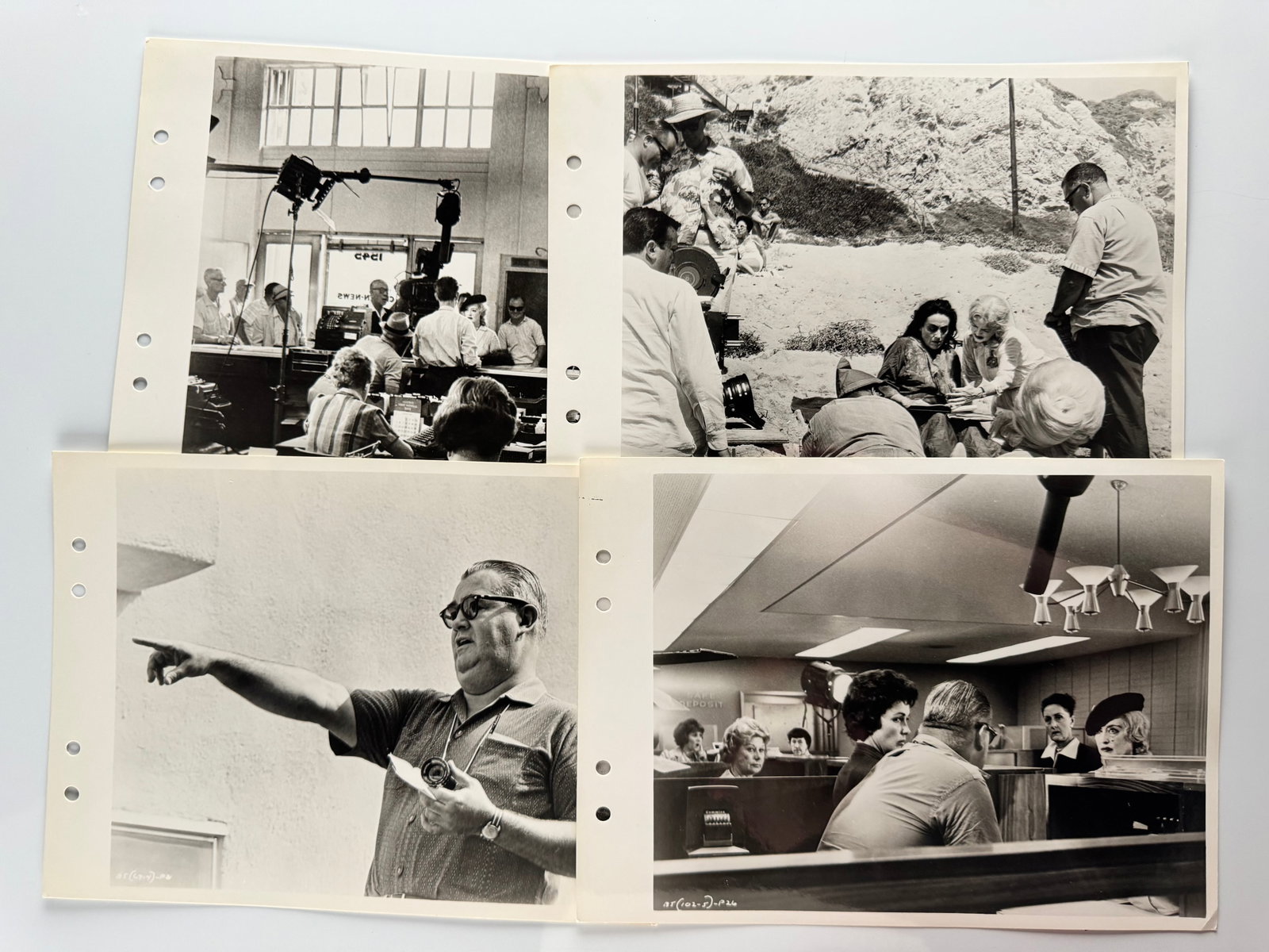 Whatever Happened to Baby Jane 1962 Lot of 33 Original Production Binder Punched Stills: Whatever Happened to Baby Jane is a 1962 American psychological thriller film produced and directed by Robert Aldrich, starring Bette Davis and Joan Crawford. The screenplay by Lukas Heller is based o