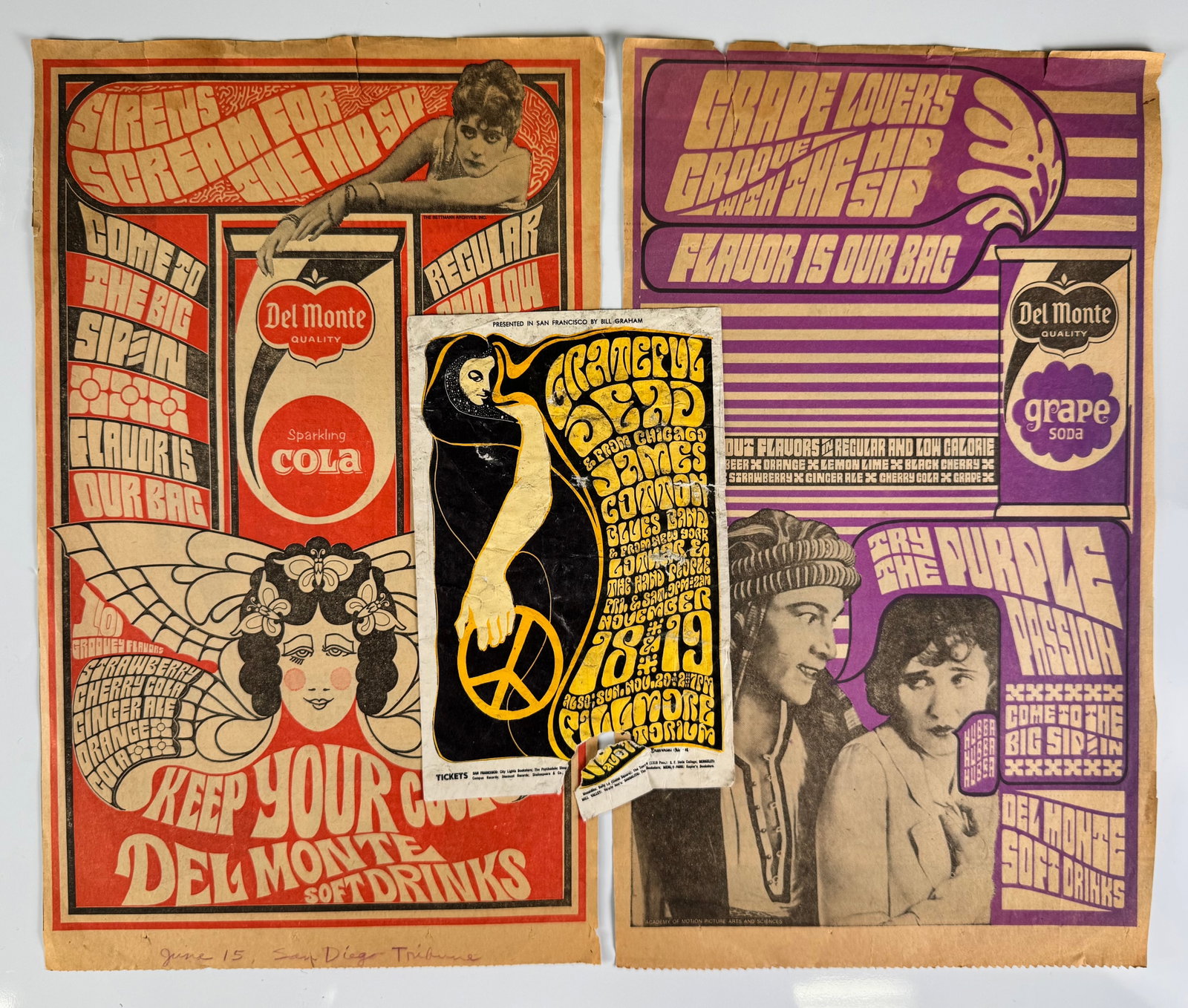BG-38 Grateful Dead James Cotton Blues Band Fillmore Auditorium 1966 Handbill Wes Wilson (1 of 13)