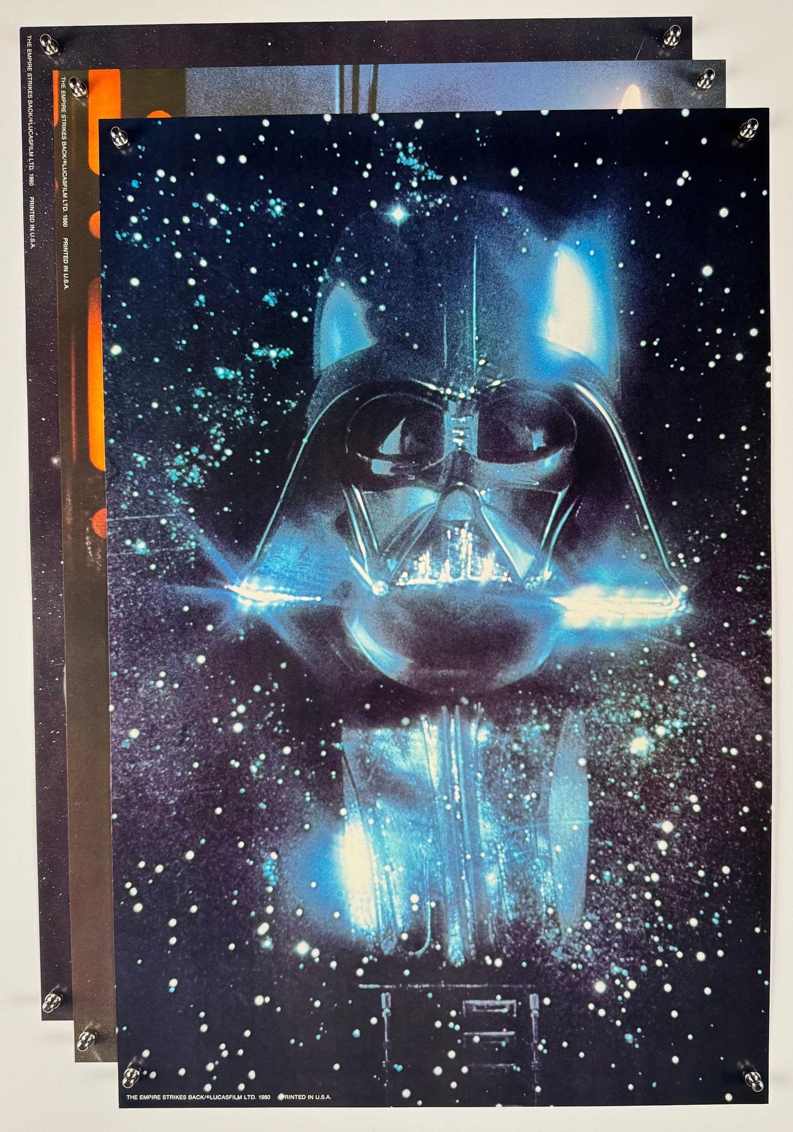 The Empire Strikes Back 1980 Lot of 3 Original Star Wars Promotional Posters Darth Vader (1 of 10)