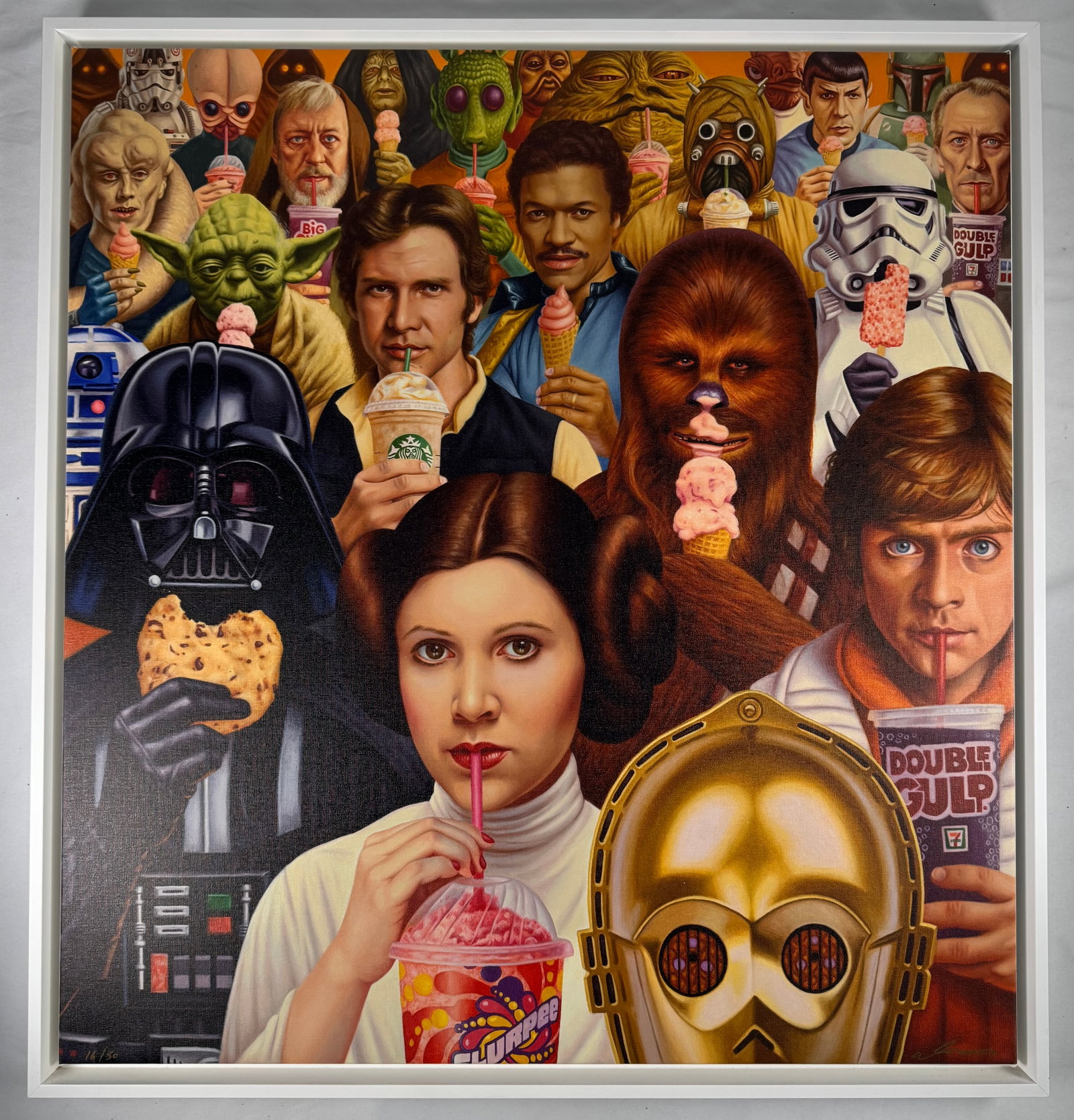 Alex Gross Compulsion Signed Numbered Limited Edition Canvas Print with COA Pop Surrealism (1 of 11)