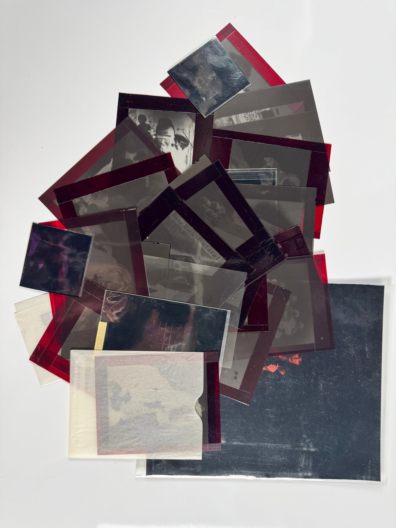 Vintage 1980s Epic Records Rock Music Transparencies Negatives Alice Cooper Billy Idol: The late 20th century entertainment industry utilized high-fidelity color transparencies and photographic negatives for promotional distribution to print media outlets. This lot contains professional 