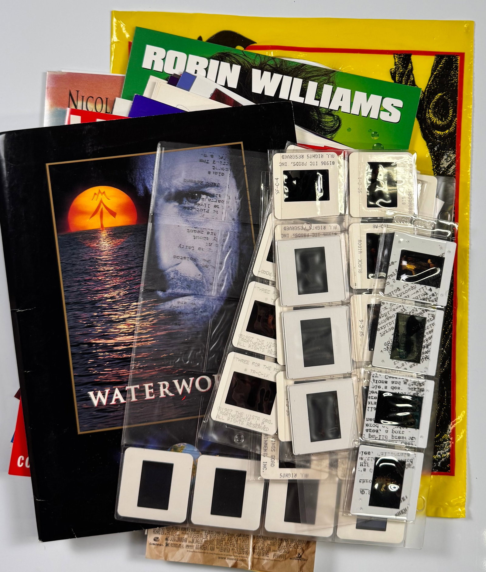 Lot of Movie Studio Press Kits Ad Slicks Transparencies Flubber Big Lebowski Barfly (1 of 10)