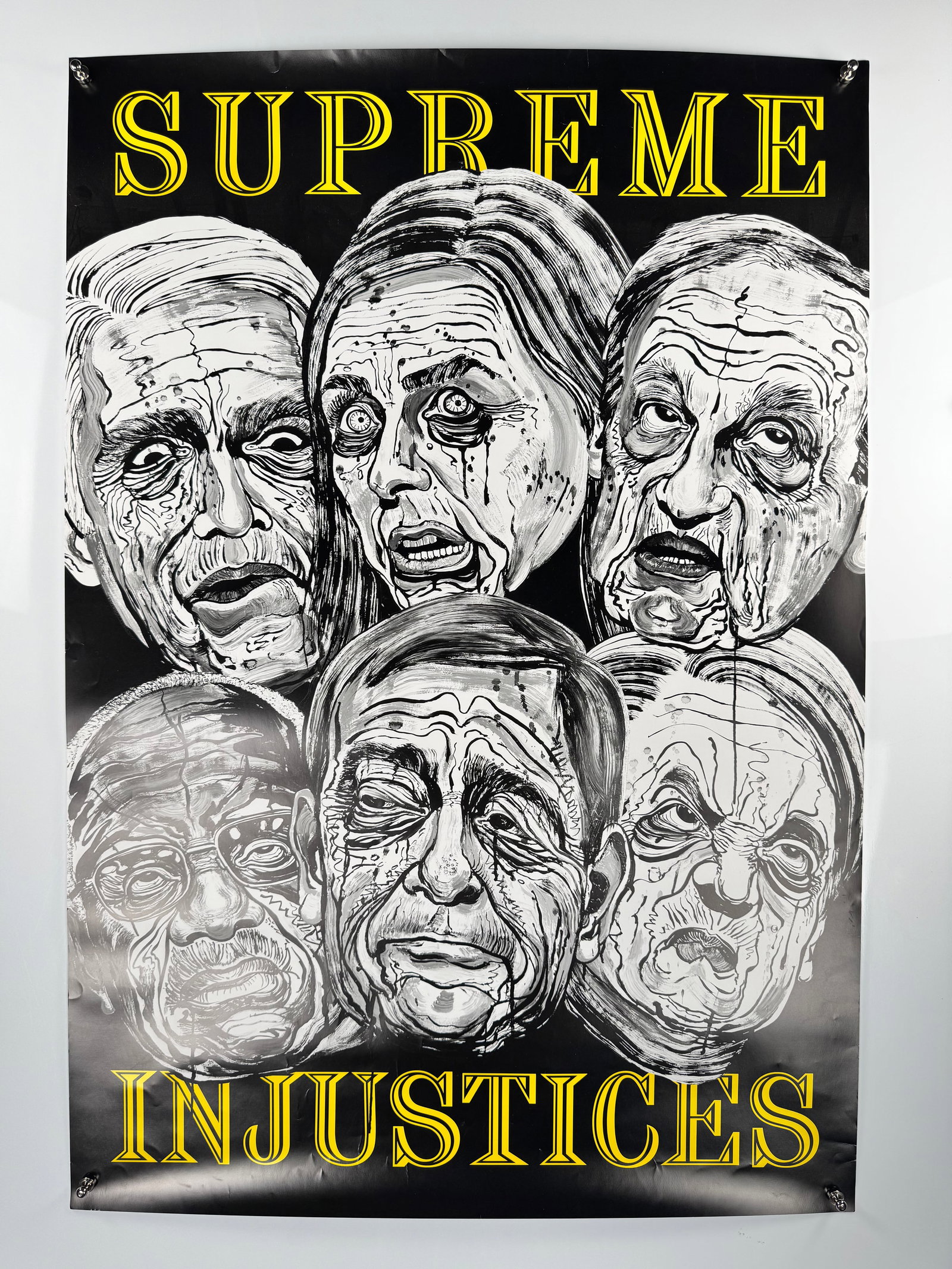 Robbie Conal Supreme Injustices Signed Supreme Court Political Satire Protest Art Poster (1 of 6)