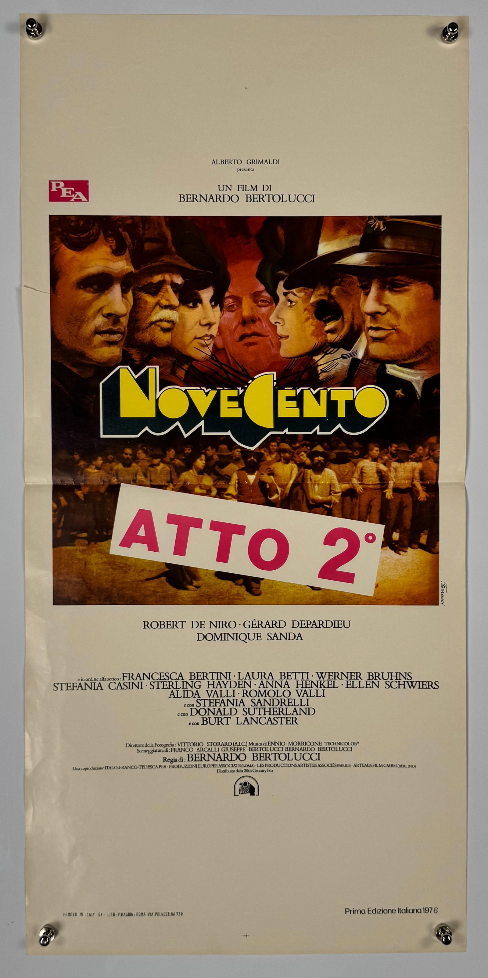 Marathon Man 1976 Original Italian Locandina Movie Poster Dustin Hoffman Laurence Olivier (1 of 7)