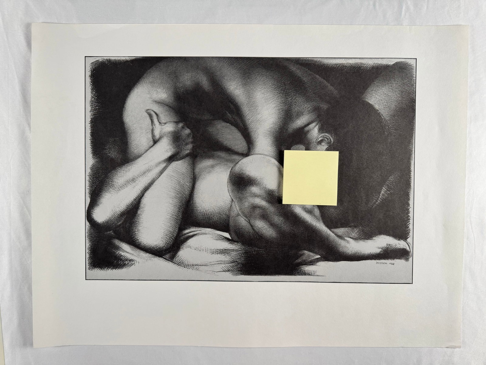 Betty Dodson Friends Love Pictures Portfolio 1968 Black & White Erotic Art Print No. 2 (1 of 5)