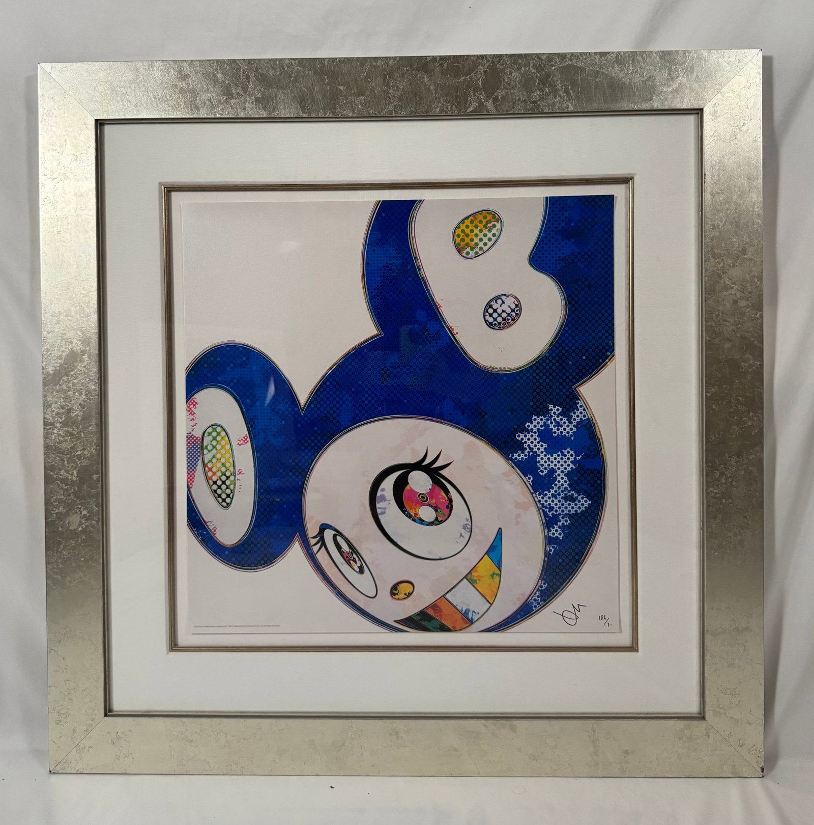 Takashi Murakami And Then Ultramarine 2015 Offset Lithograph Signed Numbered Framed COA (1 of 8)