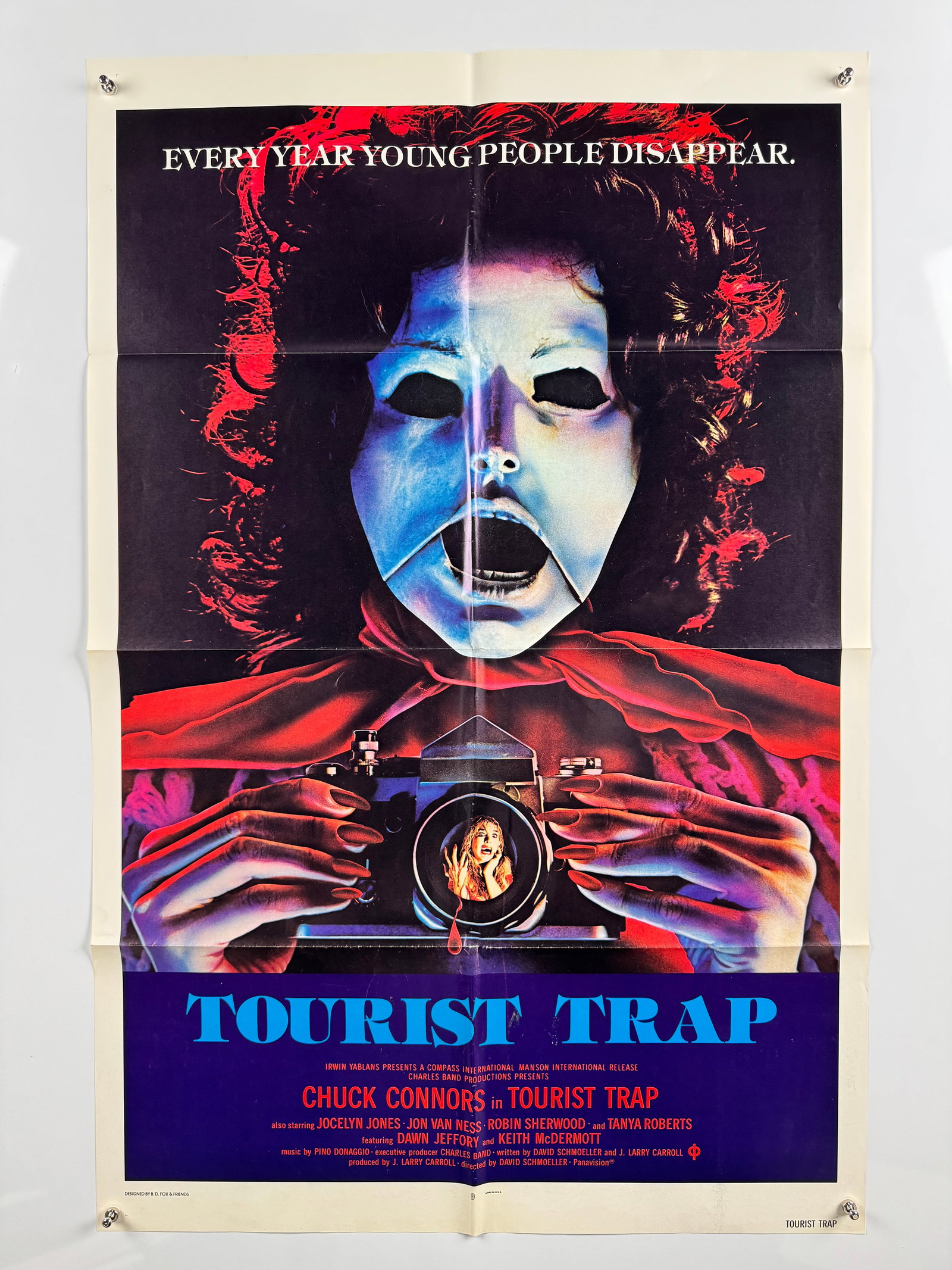 Tourist Trap 1979 Original US 1 One Sheet Movie Poster Chuck Connors Slasher Cult Horror Film (1 of 6)