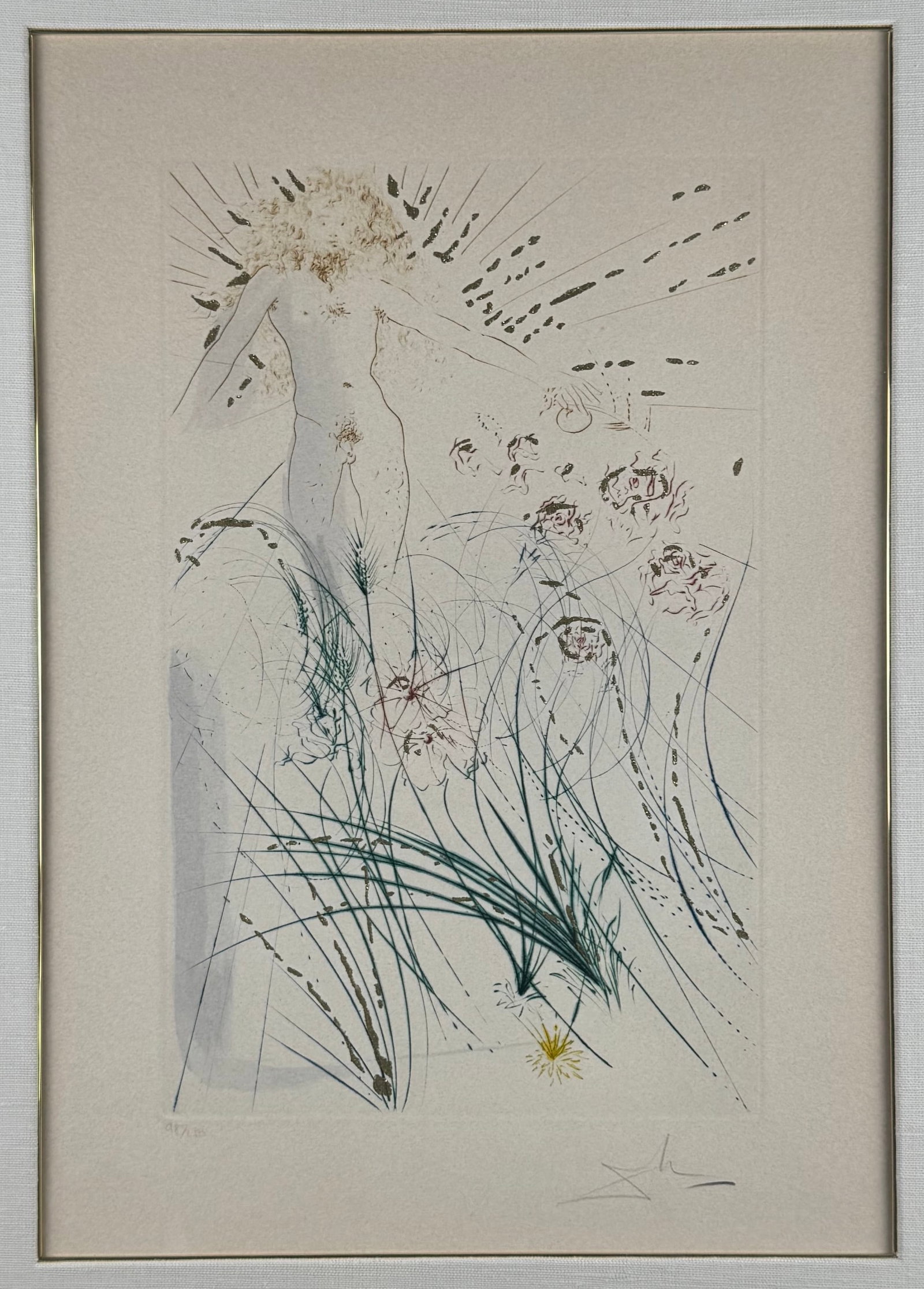 The Beloved by Salvador Dalí Etching Signed Numbered 14"x20" with COA (1 of 9)