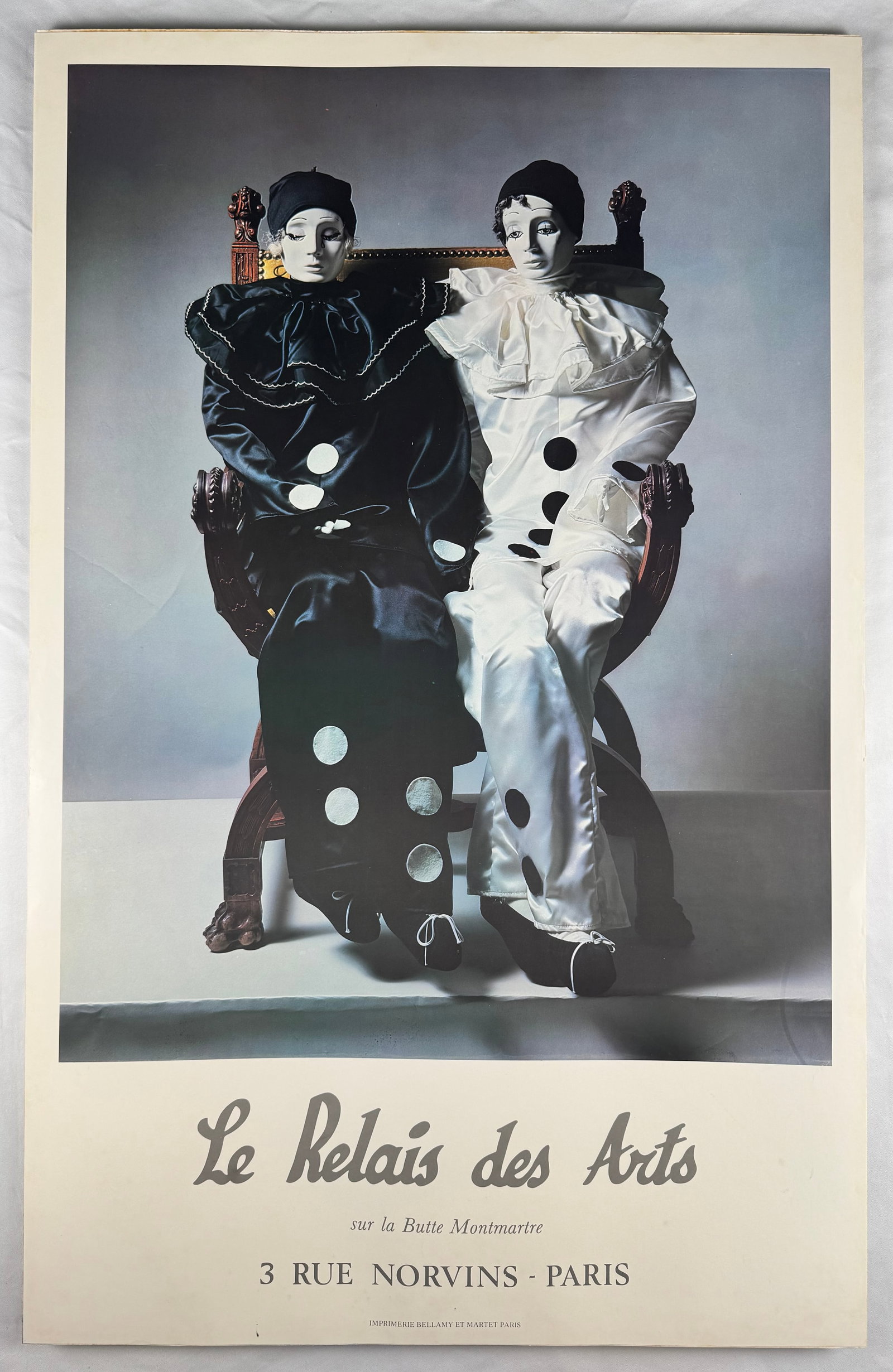 Le Relais des Arts Pierrot Original Poster Paris (1 of 4)