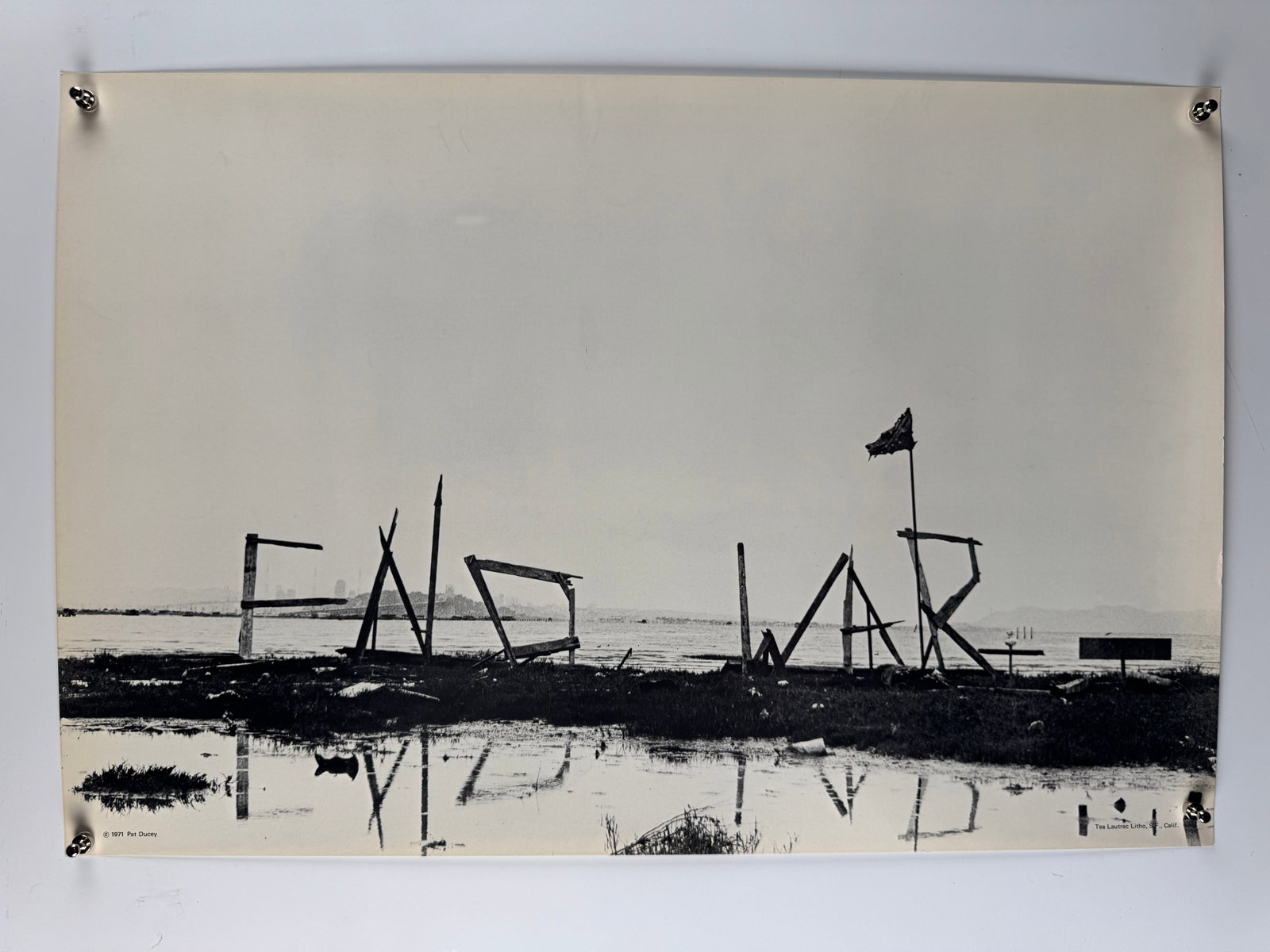 Pat Ducey End War Anti War Poster Tea Lautrec Litho San Francisco 1971 (1 of 5)
