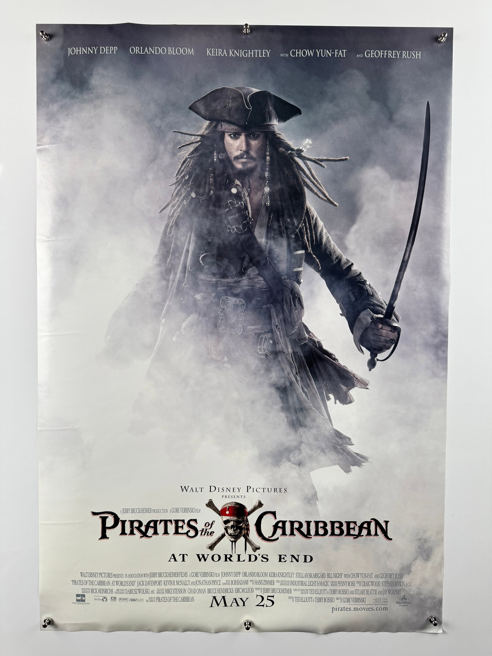 Blockbuster Adventure Fantasy Movie Poster Collection Lot of 8 Pirates Star Wars Harry Potter (1 of 8)