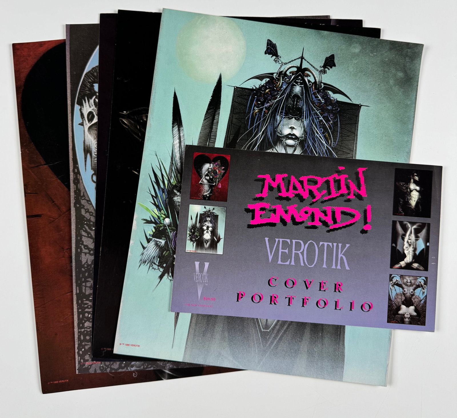 Martin Emond Verotik Cover Portfolio 1996 Complete Limited Edition Print Portfolio Set Glenn Danzig (1 of 6)