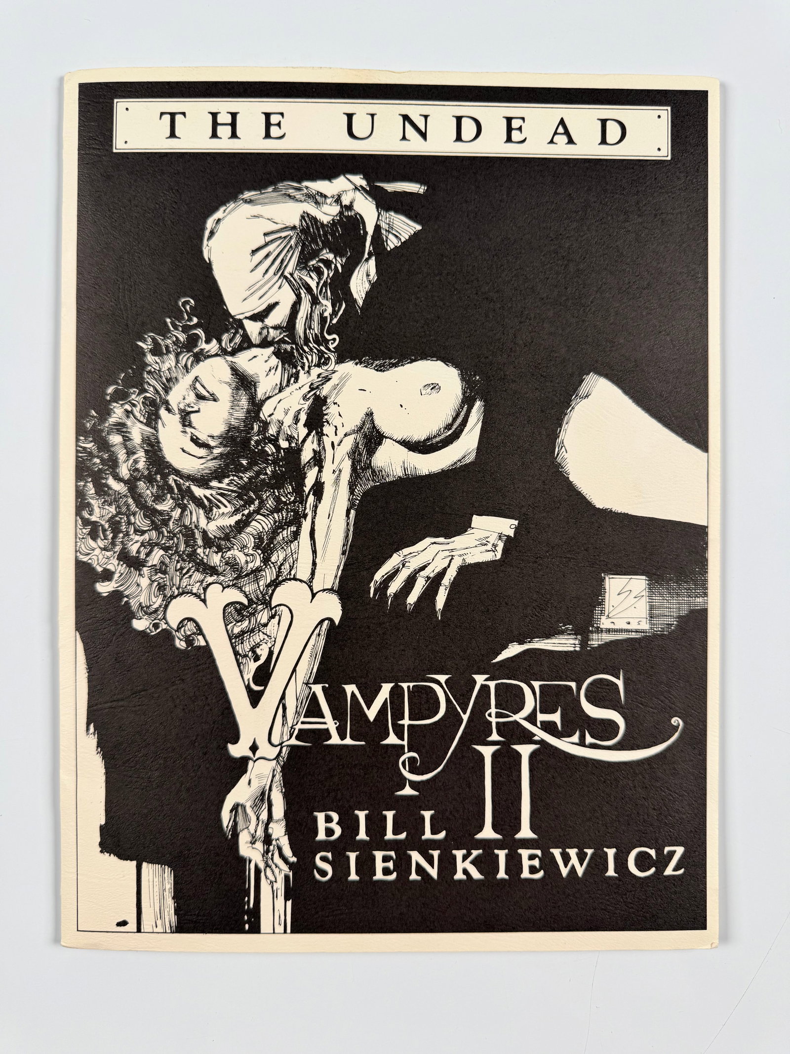 Bill Sienkiewicz VamPyres II The Undead Fantagraphics Promotional Poster Vampire Fantasy Art (1 of 3)