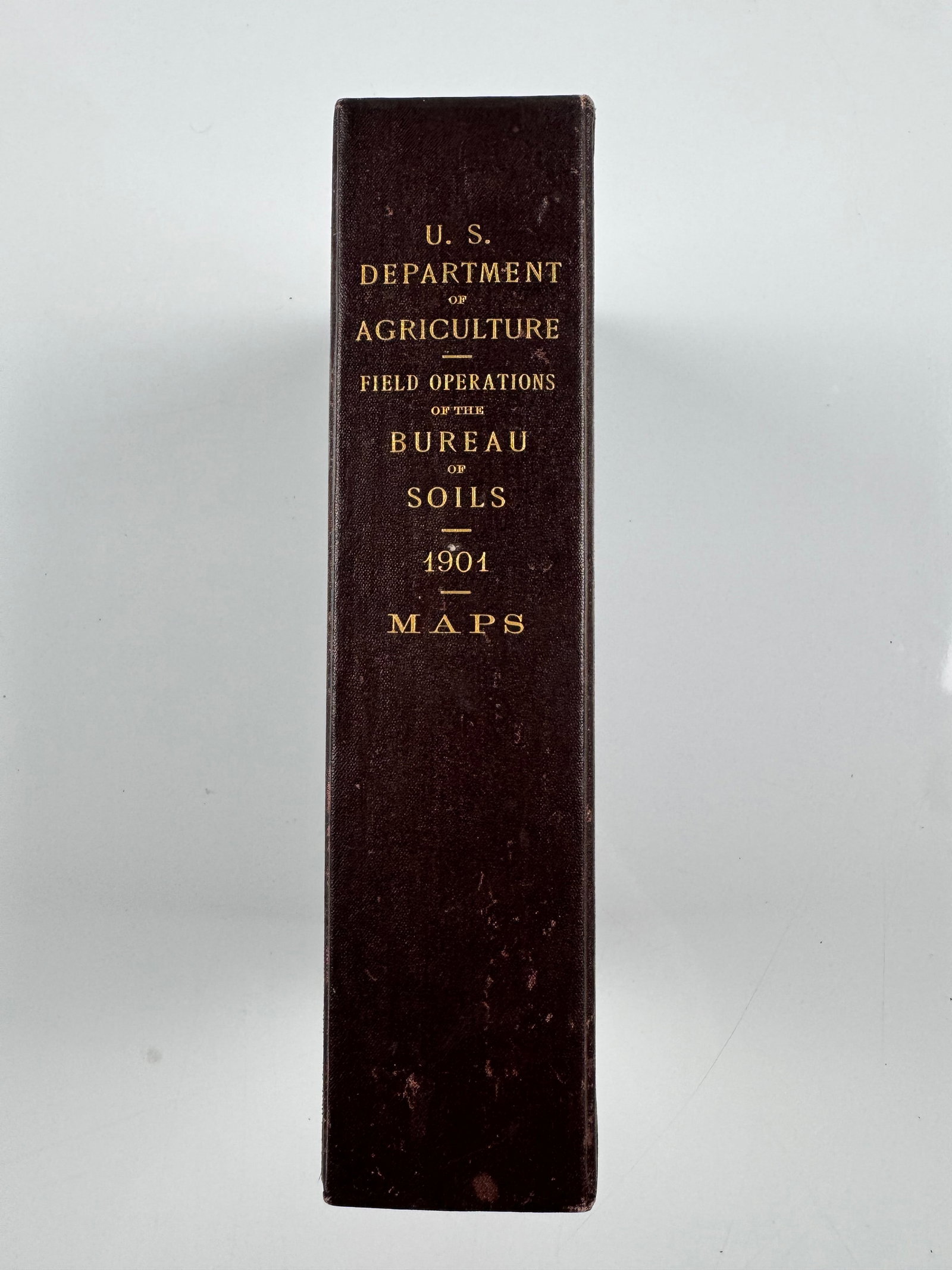U.S. Department of Agriculture Bureau of Soils Field Operations Maps 1901 Atlas (1 of 8)