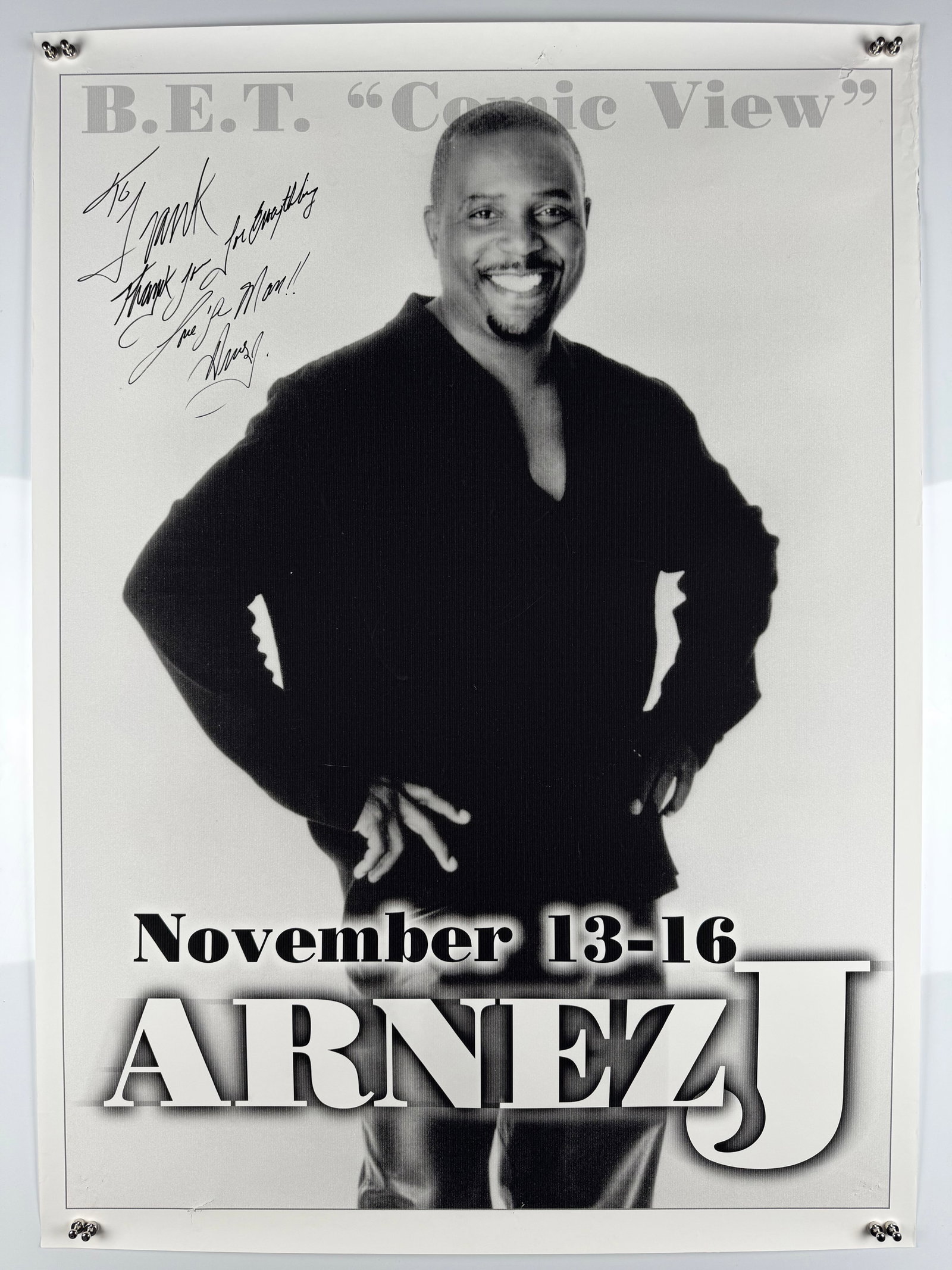 Arnez J BET Comic View Signed 2008 Irvine Improv Stand-Up Comedy Poster (1 of 5)