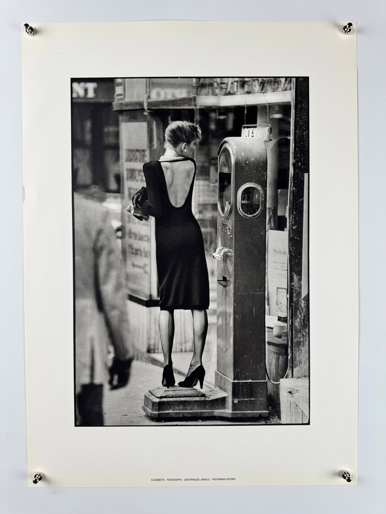 Jean-Francois Jonvelle Elizabeth 1983 Photomania Vintage French Photolitho Art Print Poster 20x27"