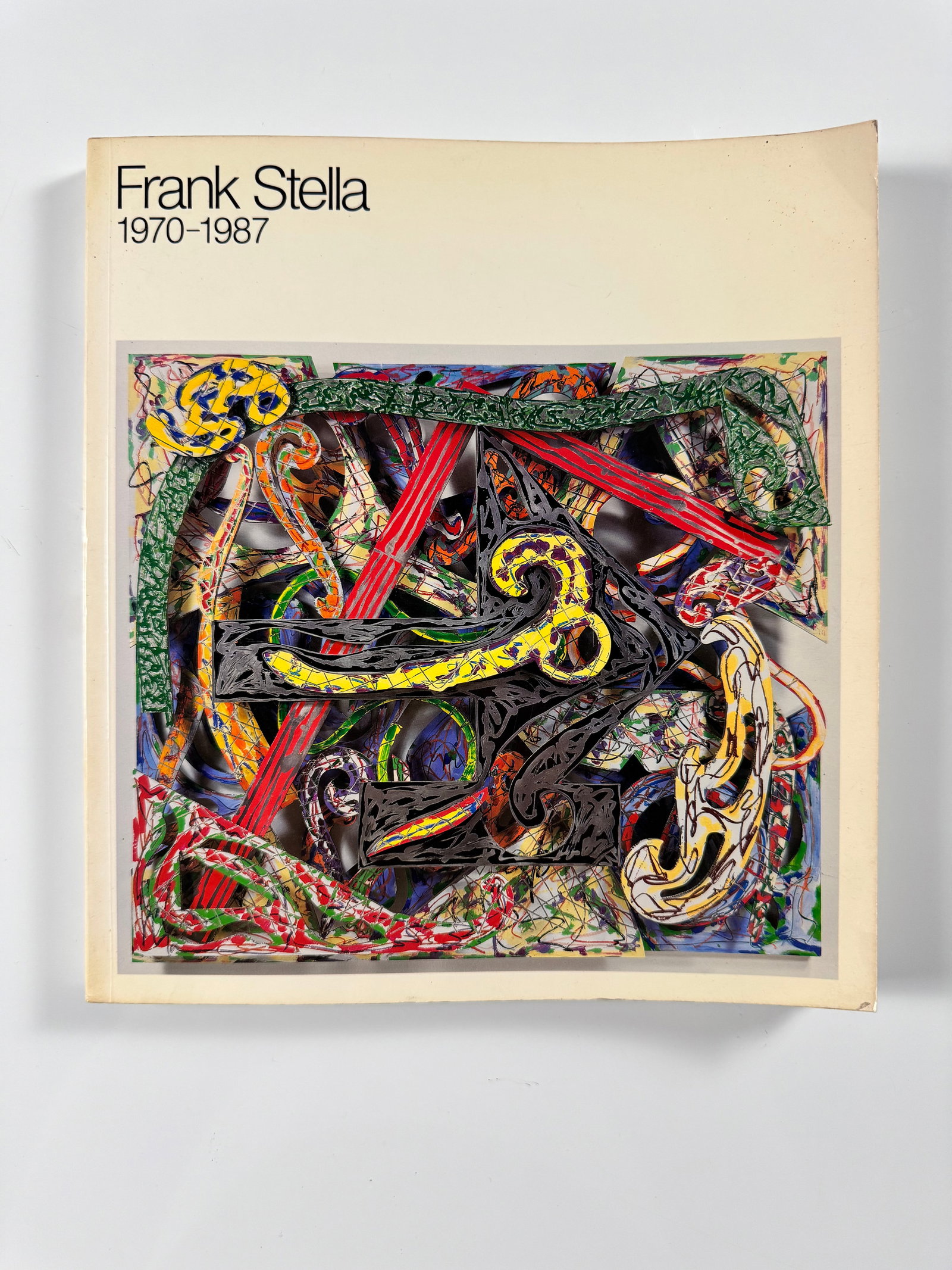 Frank Stella 1970 1987 MoMA Exhibition Catalog 1987 Vintage Softcover Fine Art Book Monograph: Frank Stella was an acclaimed American painter, sculptor, and printmaker noted for his contributions to minimalism and post-painterly abstraction, whose work is held in major international museum coll