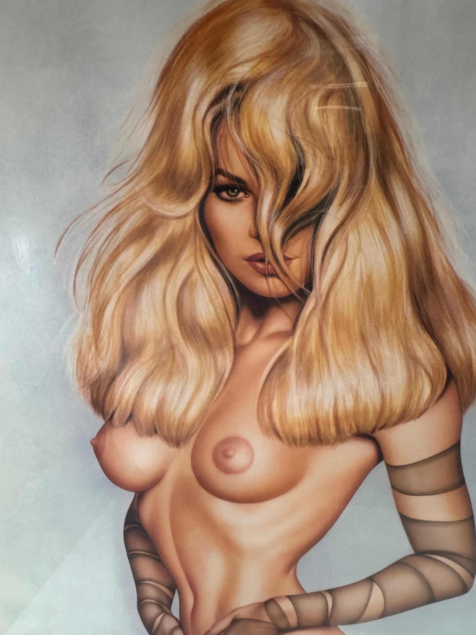Olivia De Berardinis Nylon Jungle Anderson Signed Celebrity Glamour Model Pin-Up Poster Bane Gallery - 2