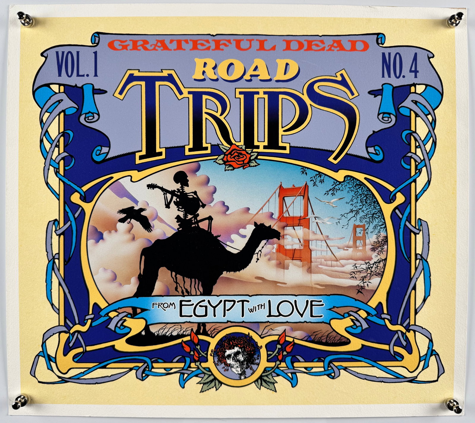 Grateful Dead Road Trips Vol. 1 No. 4 From Egypt With Love Scott McDougall 2008 Album Art Poster (1 of 4)