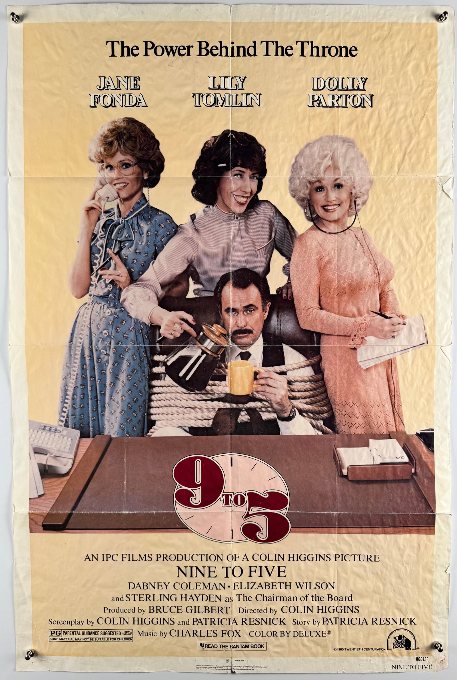 Nine to Five 1980 Original US One Sheet Movie Poster Dolly Parton Jane Fonda Lily Tomlin (1 of 5)