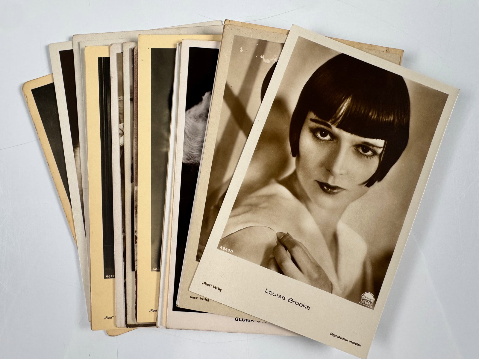 Vintage Silent Film Star Photo Postcards Lot of 24 Louise Brooks Brigitte Helm Mae Murray Myrna Loy (1 of 7)