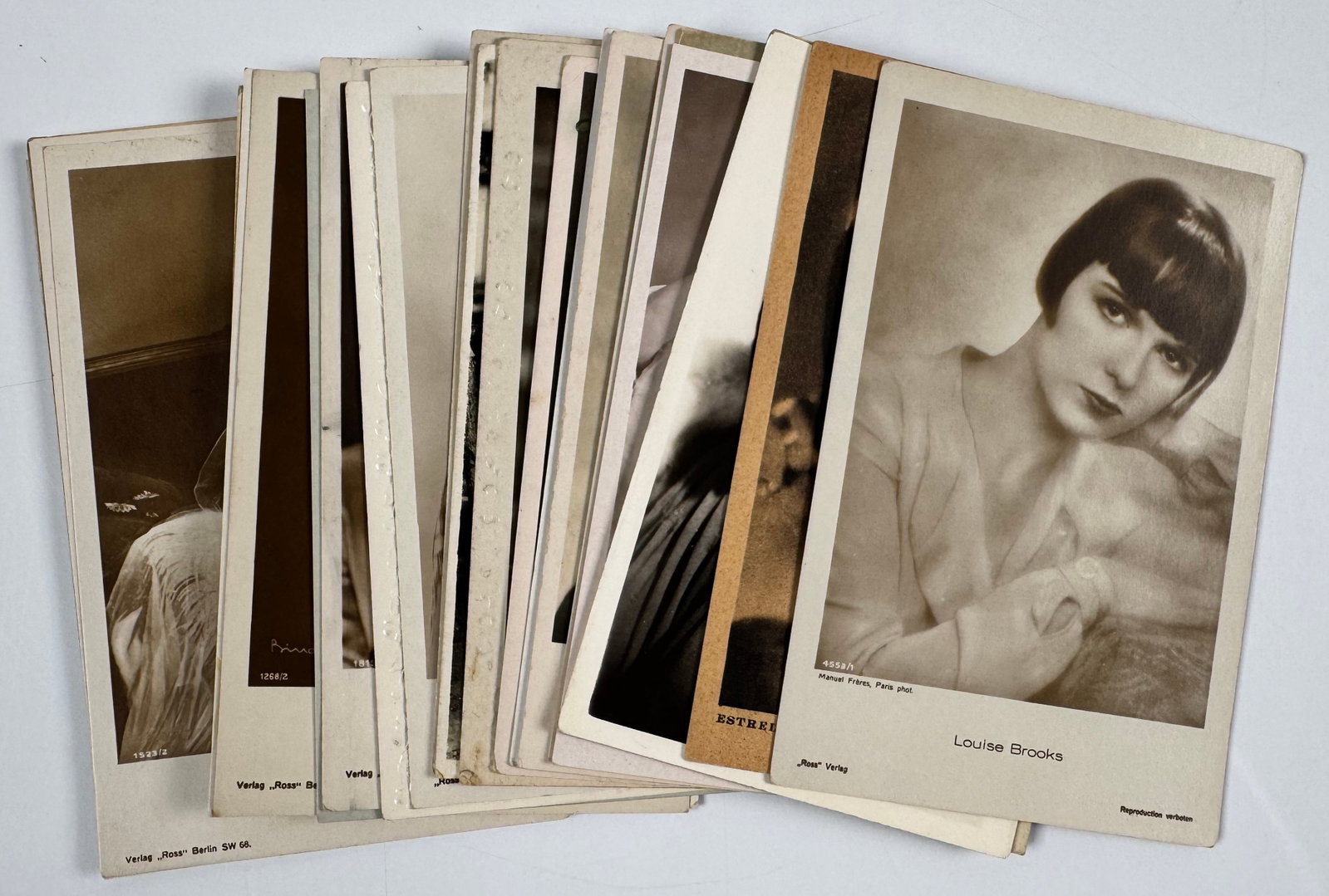 Silent Film Photo Postcards Lot of 26 Louise Brooks Pola Negri Gloria Swanson Lya de Putti 1920s (1 of 7)