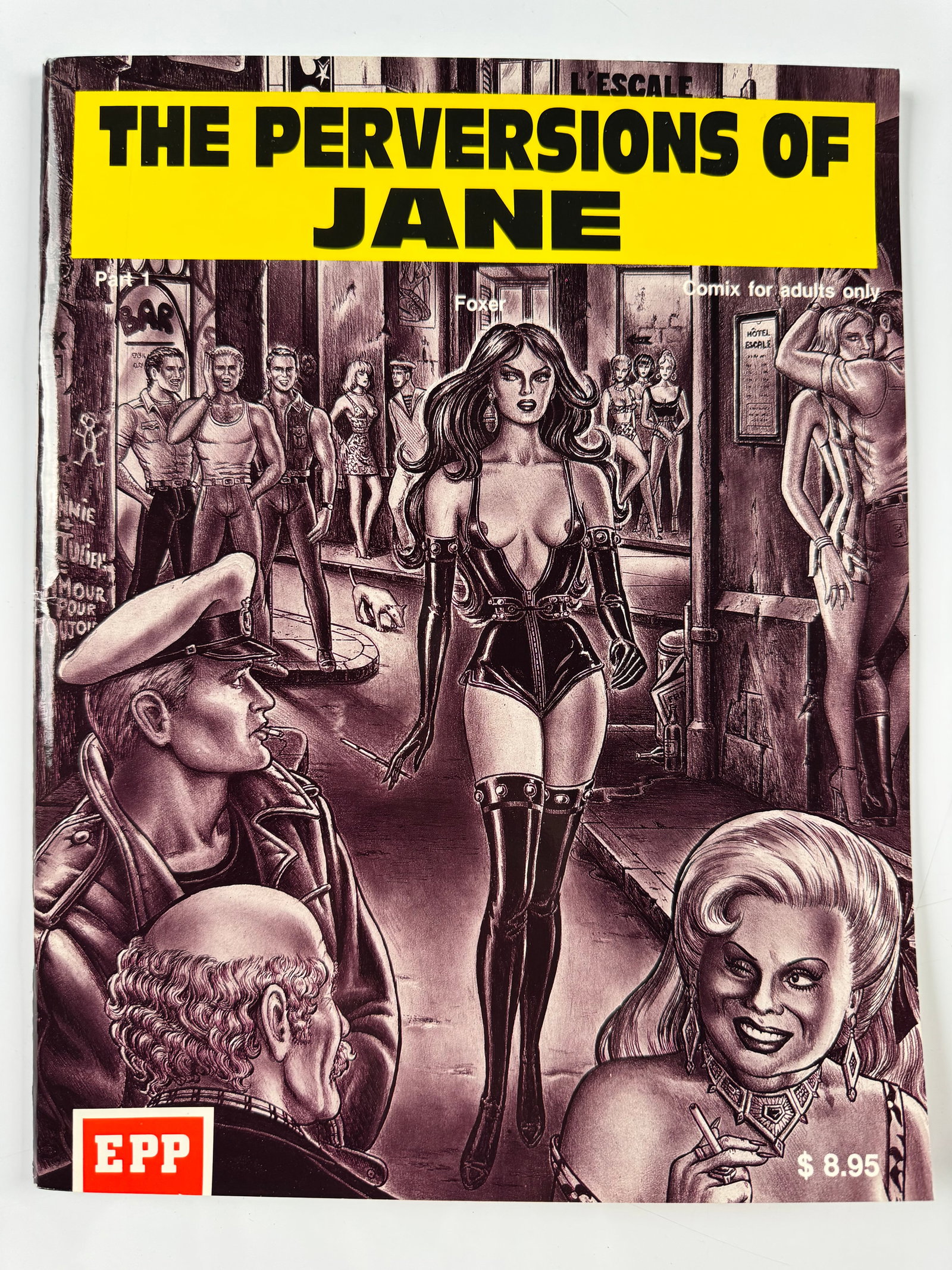 The Perversions of Jane Part 1 Foxer 1990 EPP Adult Erotic BDSM Underground Comic Graphic Novel (1 of 5)