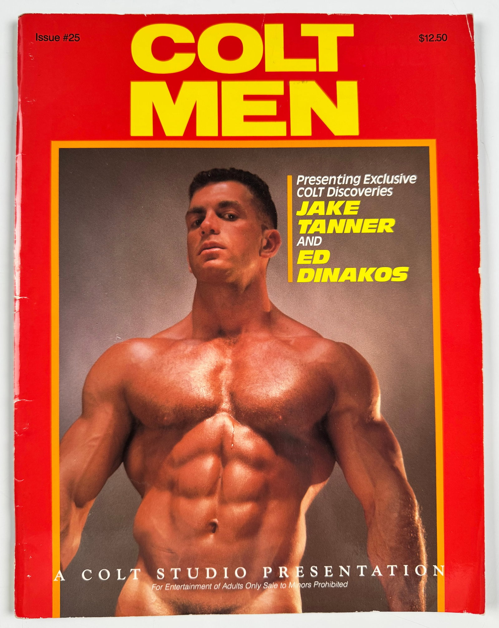 Colt Men Issue 25 1991 Jake Tanner Ed Dinakos Colt Studio Gay Interest Male Nude Physique Magazine (1 of 3)