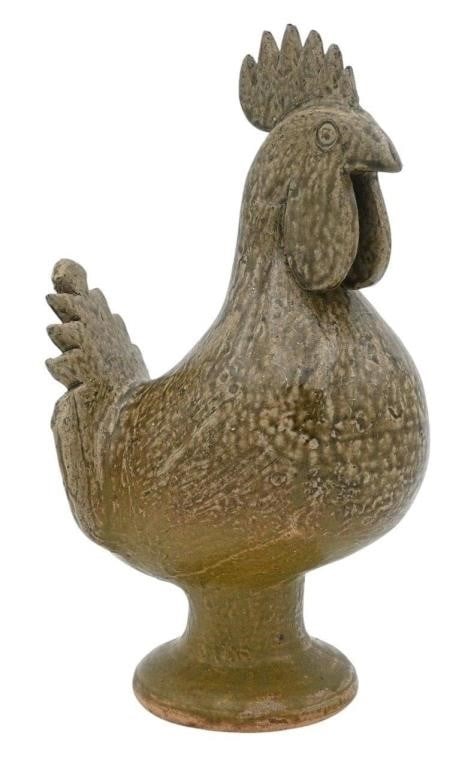 Edwin Meaders.  Green Ash Rooster (1 of 9)