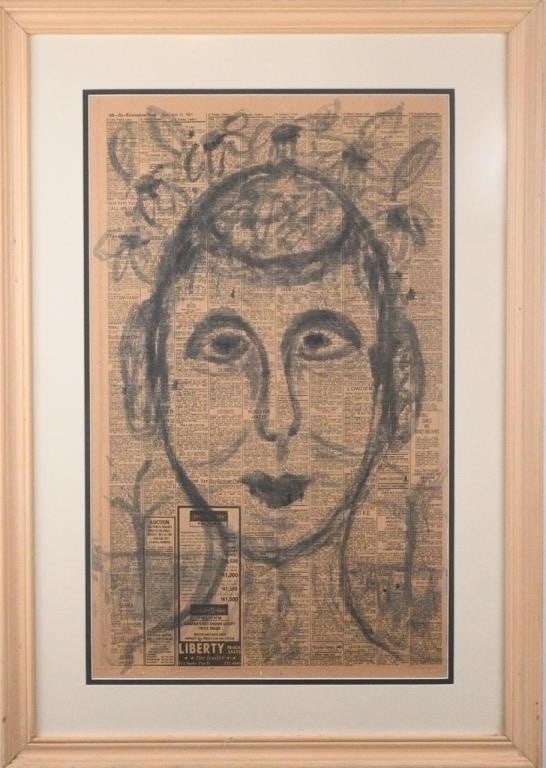 Sybil Gibson.  Portrait With Daisies (1 of 5)