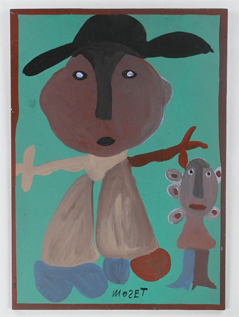 Mose Tolliver.  Bear with Small Bear (1 of 5)