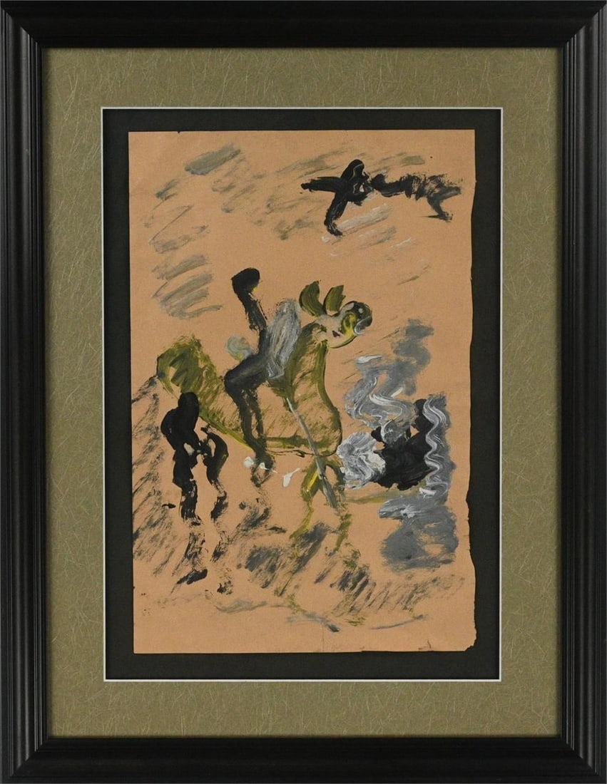 Purvis Young.  Warrior on Horse (1 of 6)