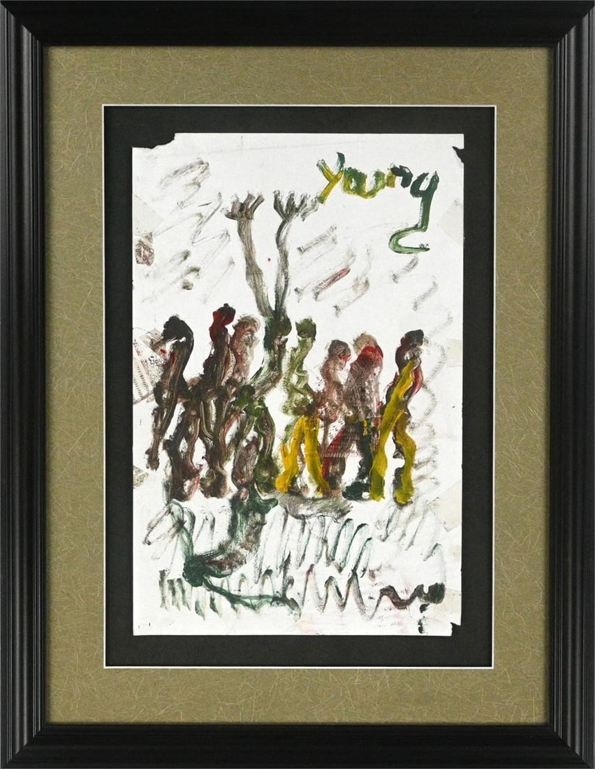 Purvis Young.  Green Spider Bite (1 of 6)