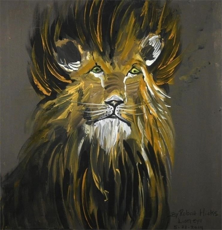 Robert Hicks.  Lion Eye (1 of 7)