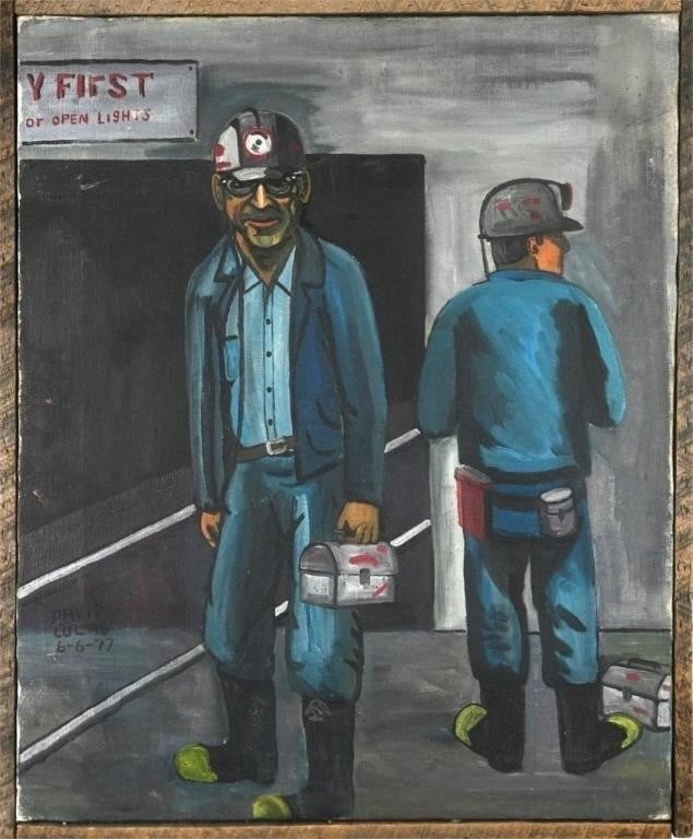 David Lucas.  Two Coal Miners (1 of 6)