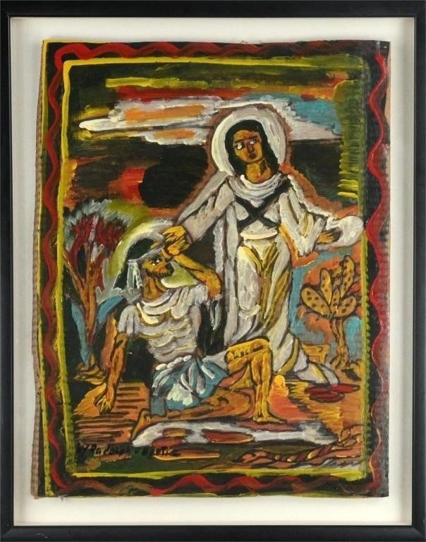 Rudy Bostic.  Saul Visted By An Angel (1 of 6)