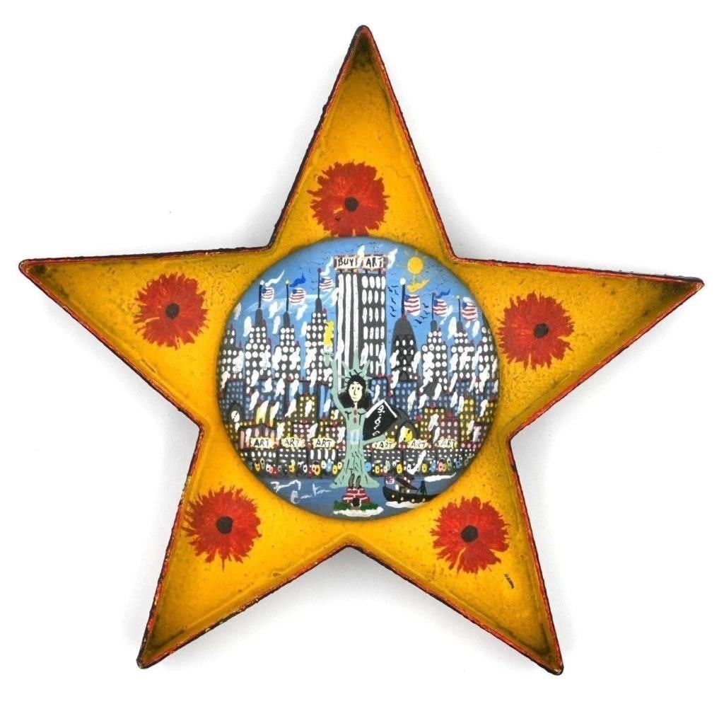 Benny Carter.  Minature Painting on Button (1 of 4)