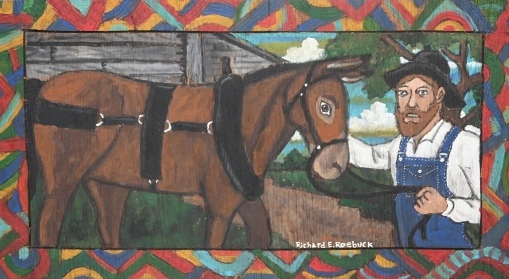 Richard Roebuck.  Man with Horse (1 of 6)